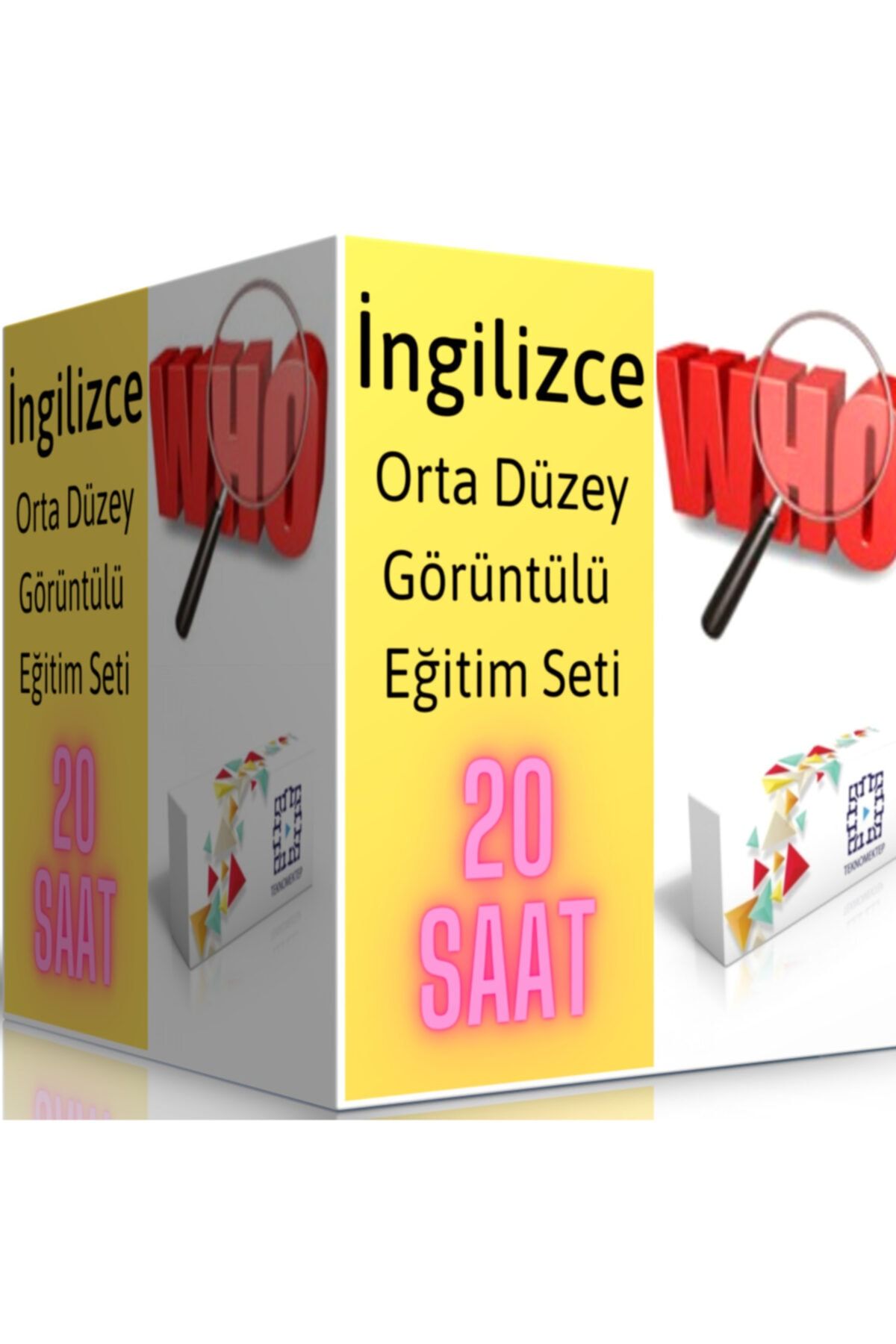 Enine Boyuna Eğitim Ingilizce Orta Düzey Görüntülü Eğitim Seti