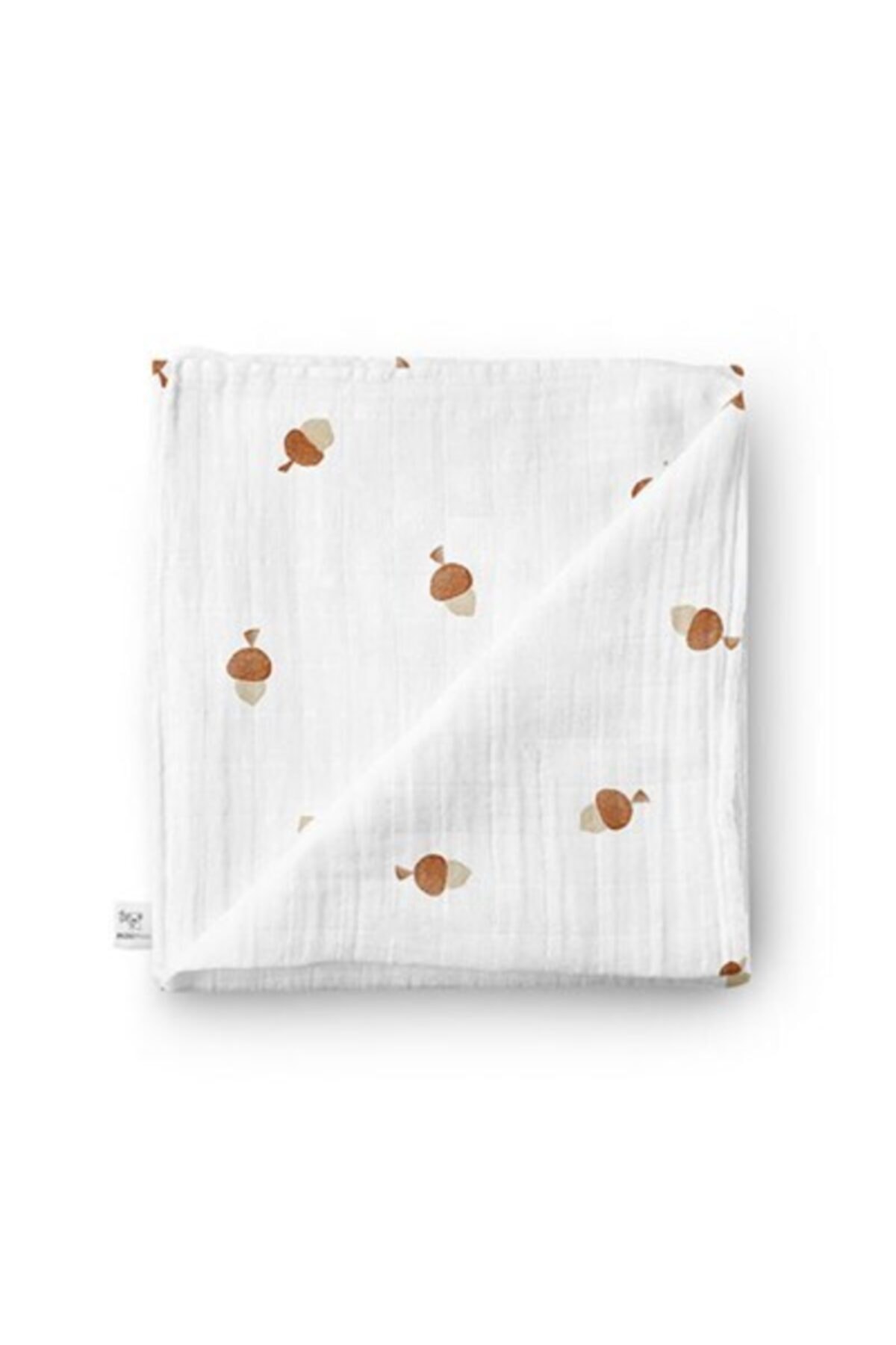 Minimuu %100 Organik Müslin Örtü – Meşe Palamudu 100 X 100 Cm