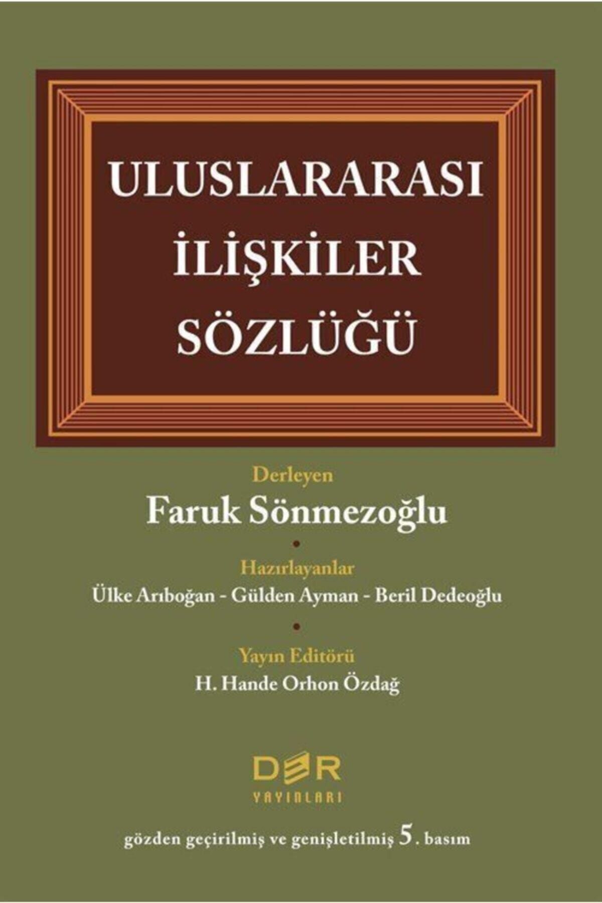 Der Yayınları Uluslararası Ilişkiler Sözlüğü Ciltli