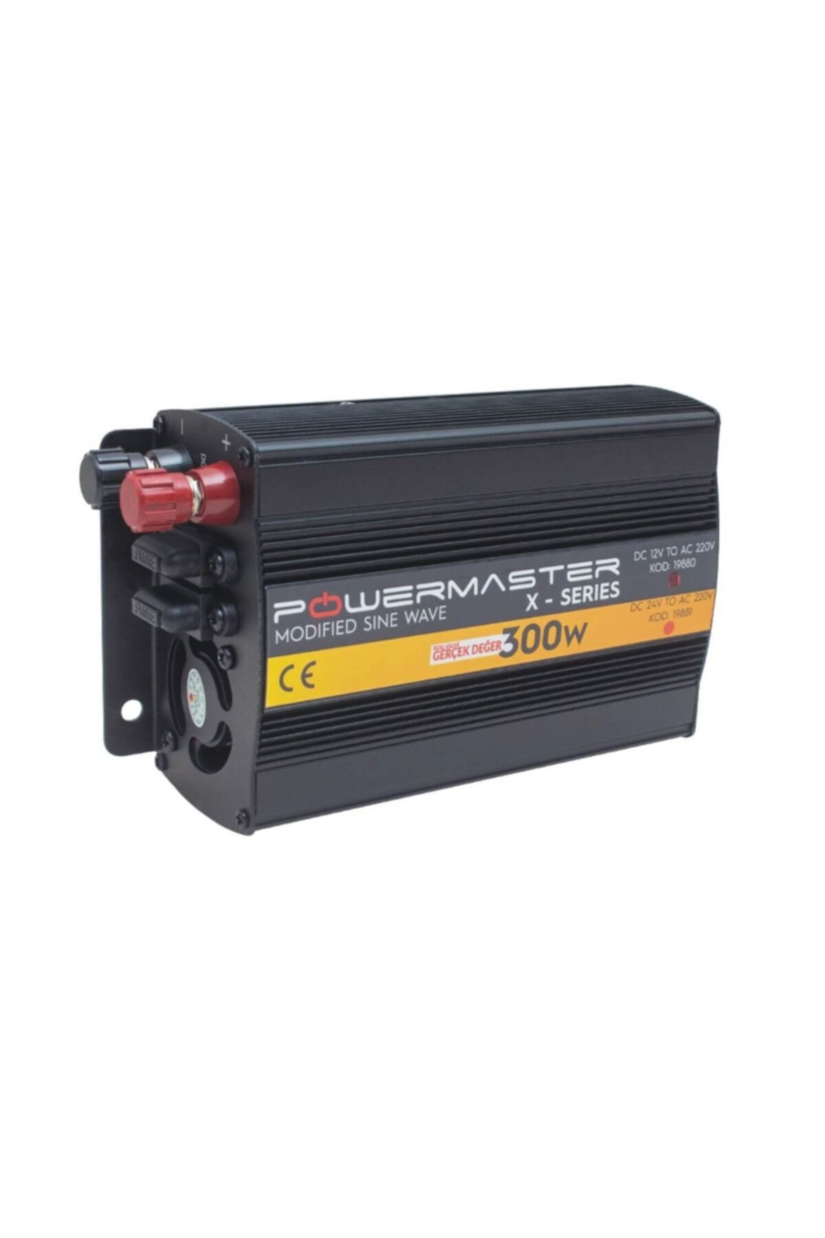 Powermaster Pwr300-12 Tek Digital Ekranlı 12 Volt 300 Watt Modified Sinus Inverter