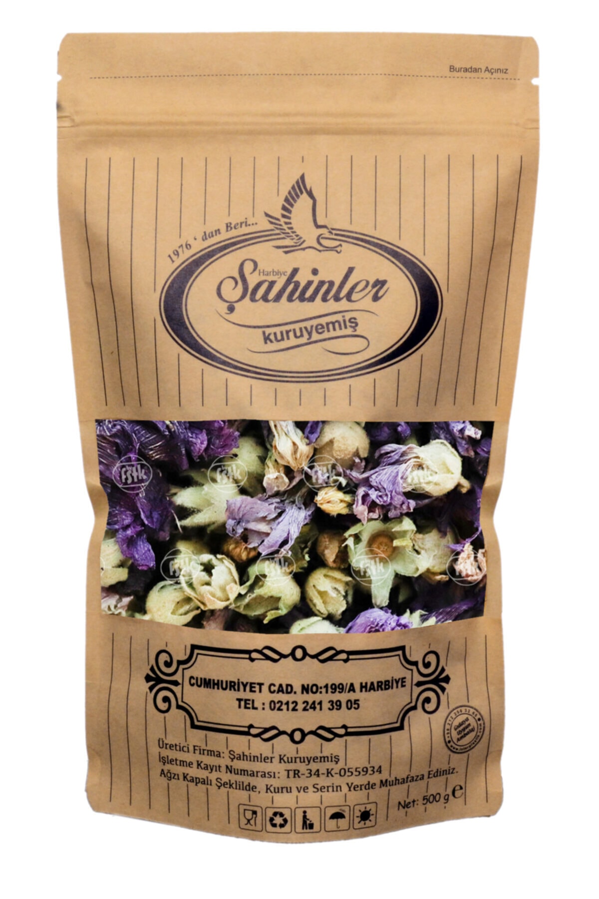 ŞAHİNLER KURUYEMİŞ Gül Hatmi Çiçeği Çayı 75 Gr