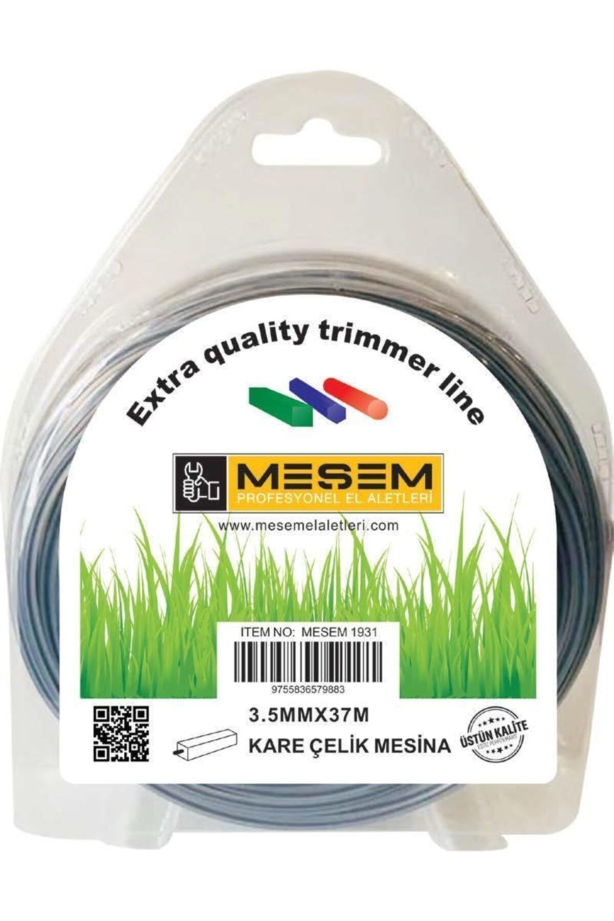 TURQUALY Meşem 1931 Kare Tırpan Misinası 3,5 Mm 37 Metre