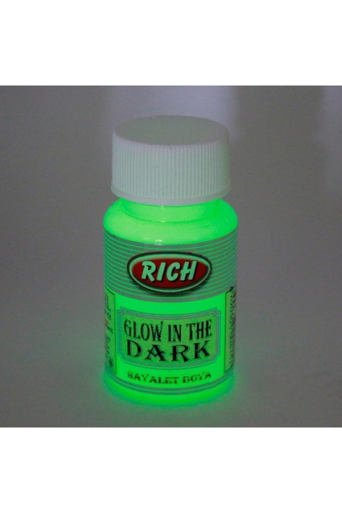Rich 11292 Natural Yeşil Karanlıkta Parlayan Hayalet Boya 50 Cc