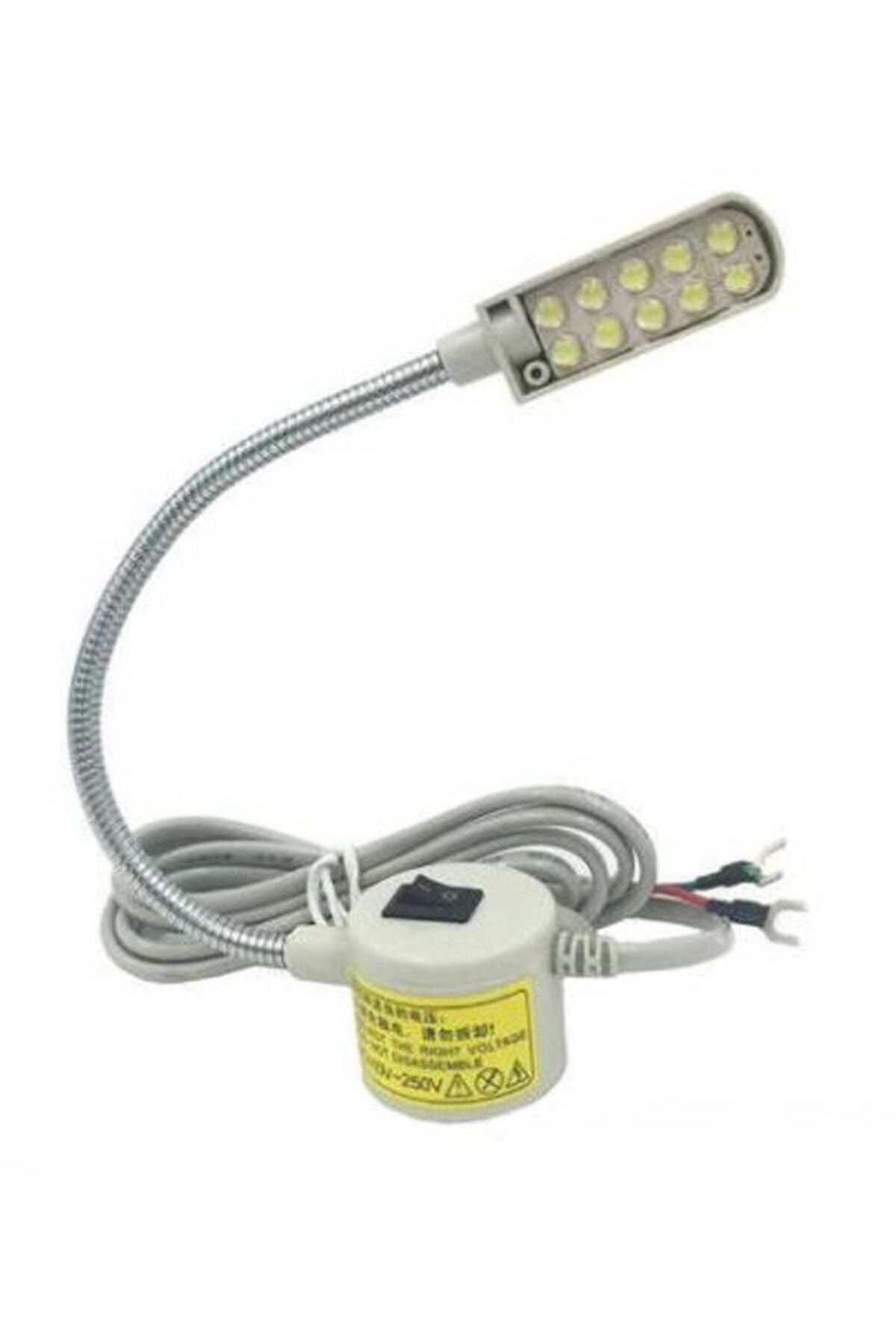 Tokıa Spiral Dikiş Makinası Lambası Mıknatıslı 10 Ledli