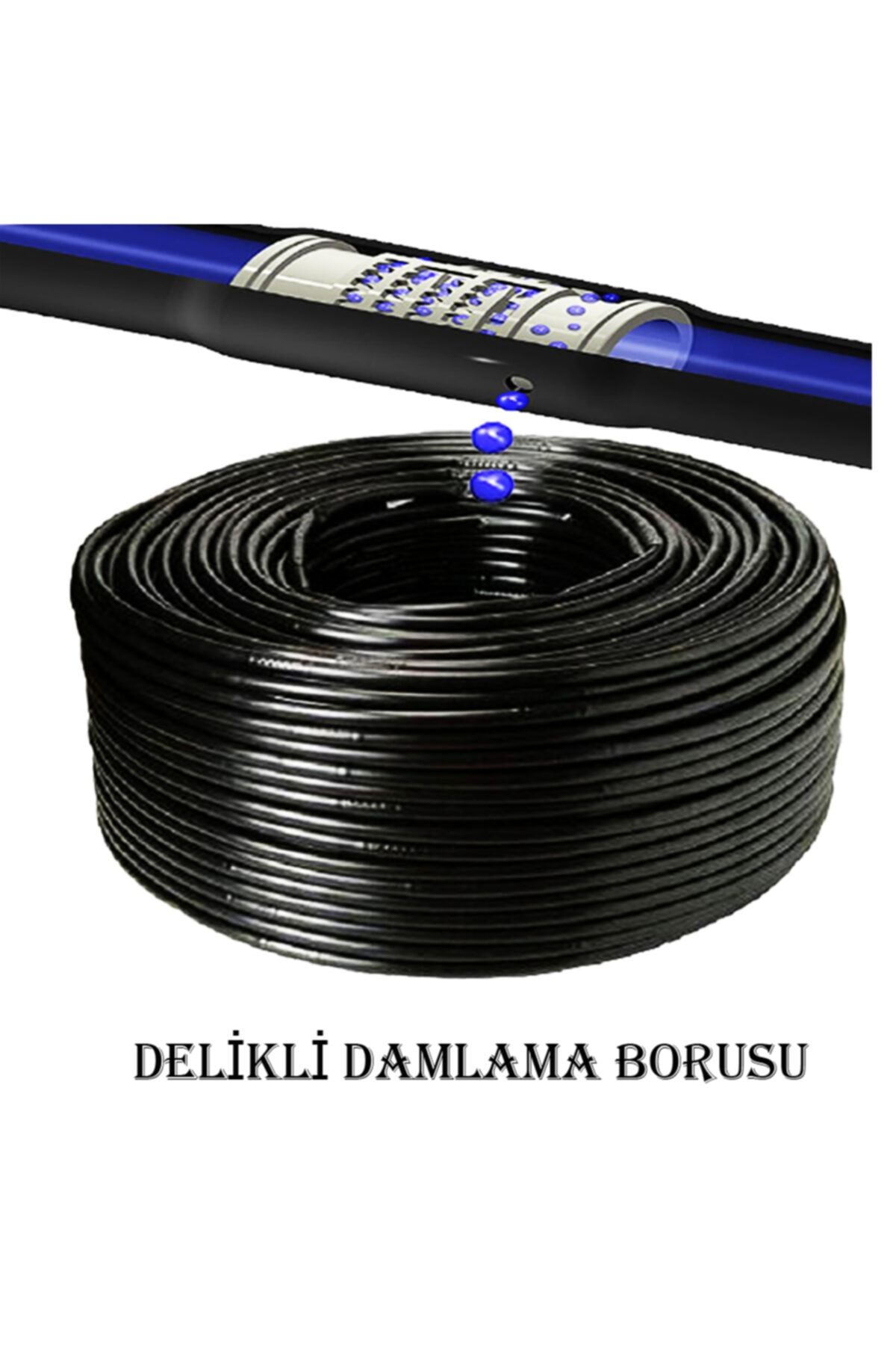 hasüçel 16mm. Kendinden Delikli 40cm. Bahçe Damlama Sulama Hortumu 400m.