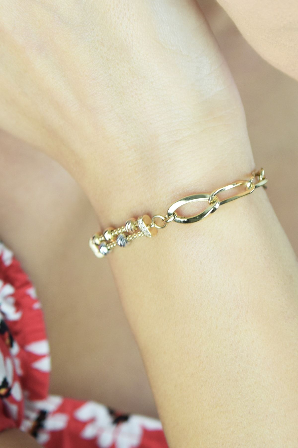 kocak gold kadin sari yeni sezon dorika bileklik fiyati yorumlari trendyol