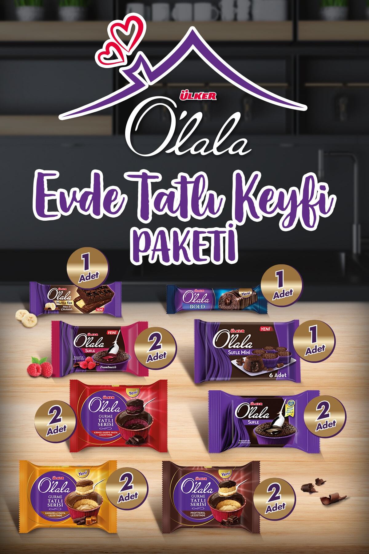 Ülker Olala Evde Tatlı Keyfi Paketi