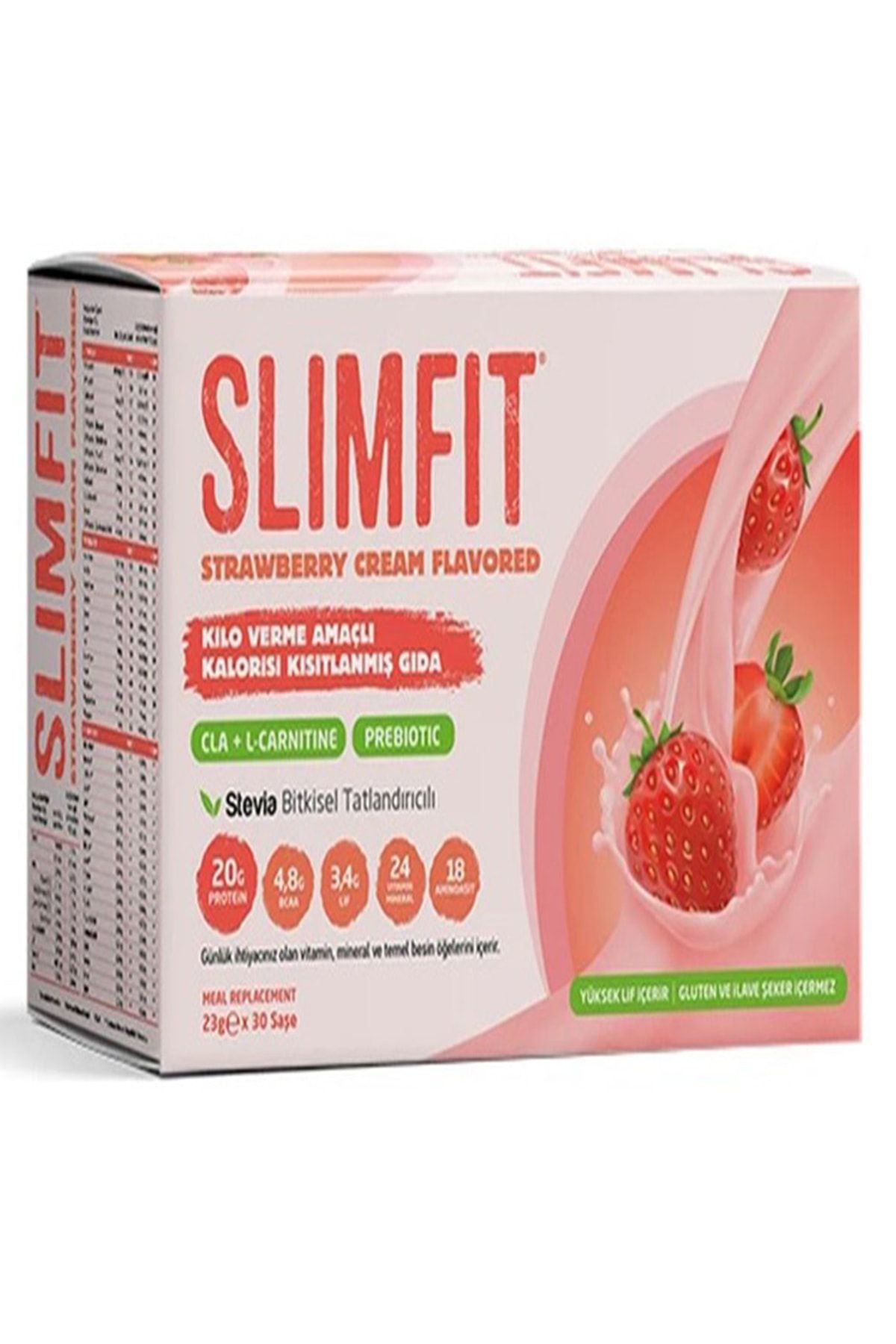 slimfit cilek aromali 23g x 30 sase fiyati yorumlari trendyol