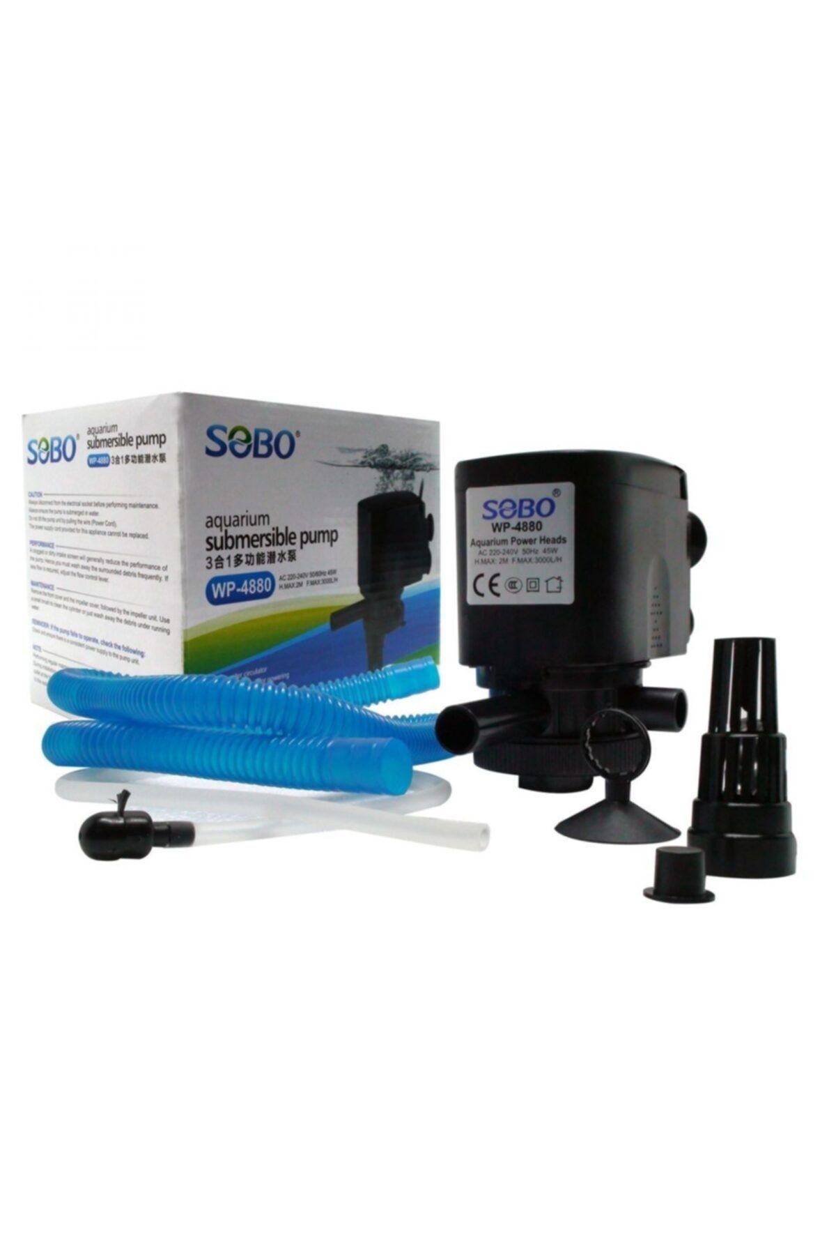 Sobo Akvaryum Kafa Motoru Wp-4880 3000 Lt/saat