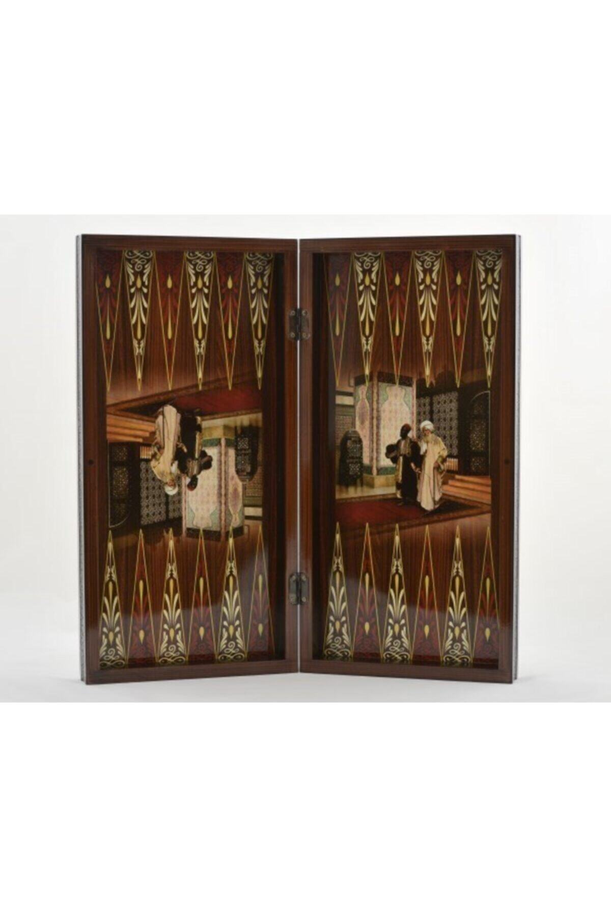 elif aksesuar Ahşap Tablo Desen Tavla