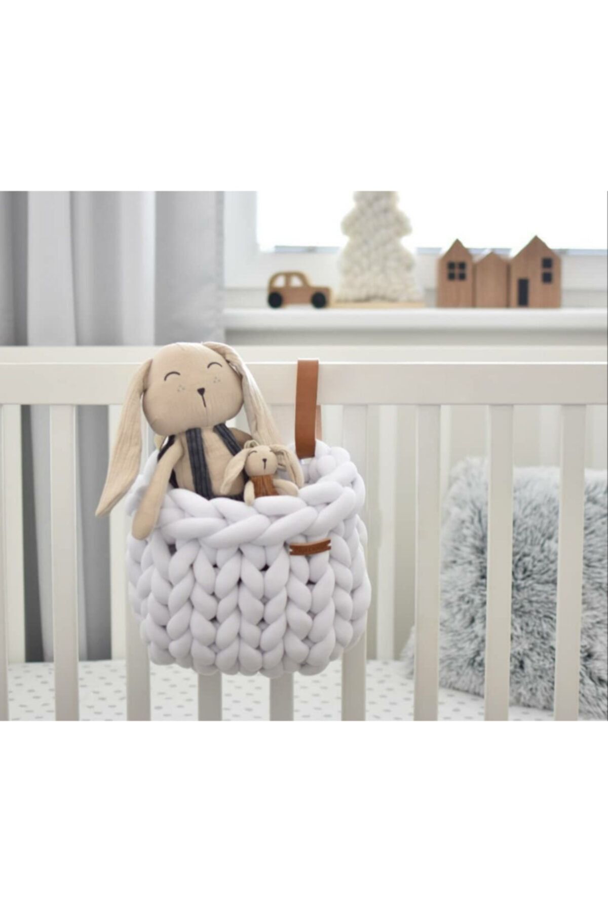 Mini minies Unisex Beyaz Örgü Organizer