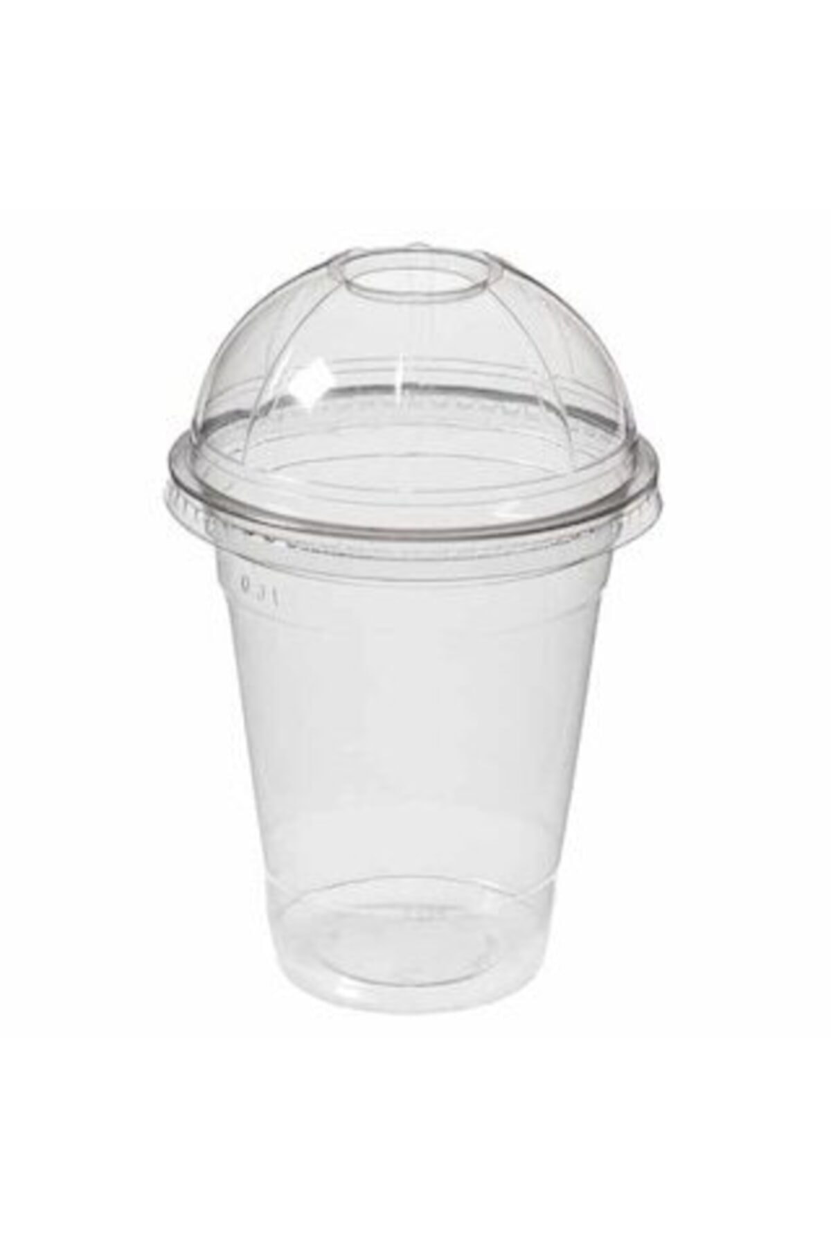 PLASTİKAP Bombe Kapaklı Bardak 300 Cc
