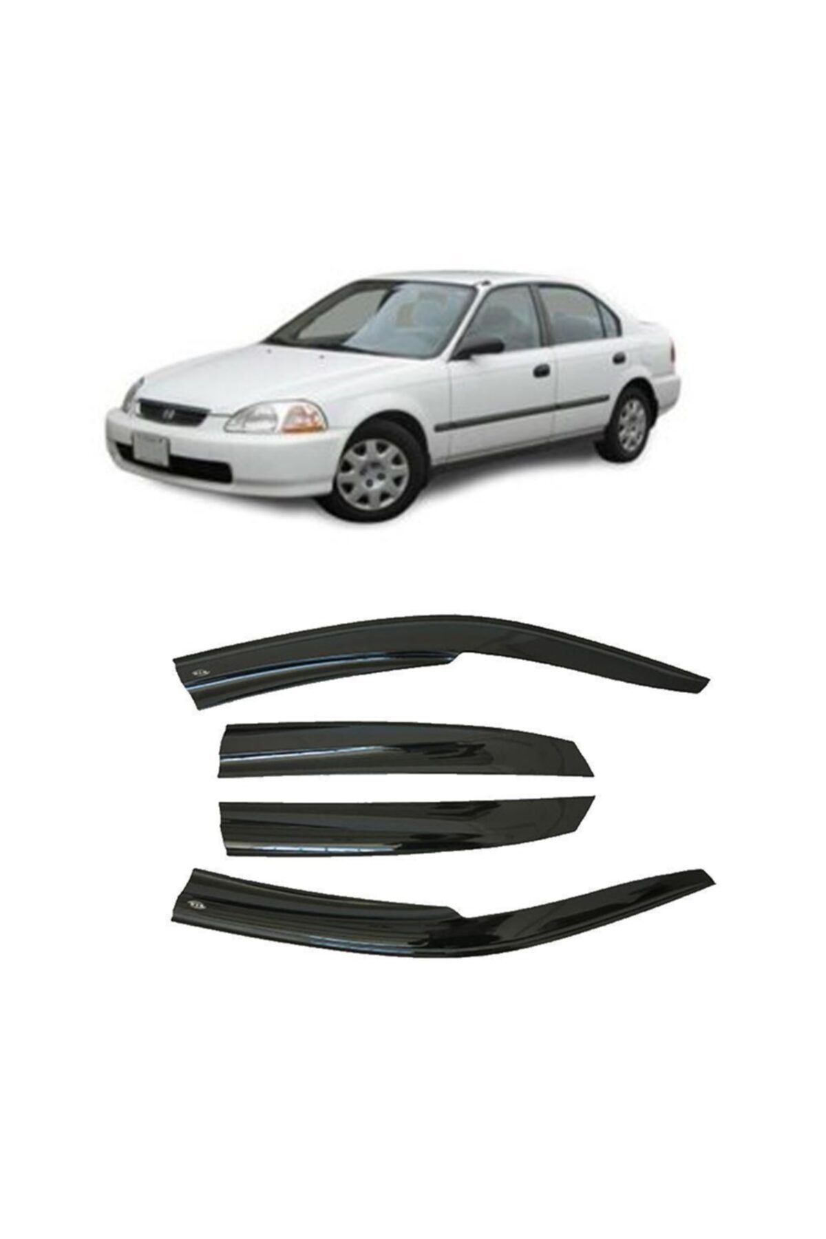 araba alisveris honda oto aksesuar civic 1996 01 sportif 4 lu cam ruzgarlik seti fiyati yorumlari trendyol