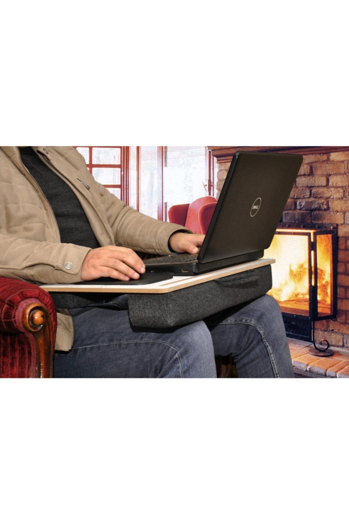 ART HOBBY Telefon Ve Tablet Bölmeli Minderli Laptop Sehpası Notebook Bilgisayar Çalışma Masası