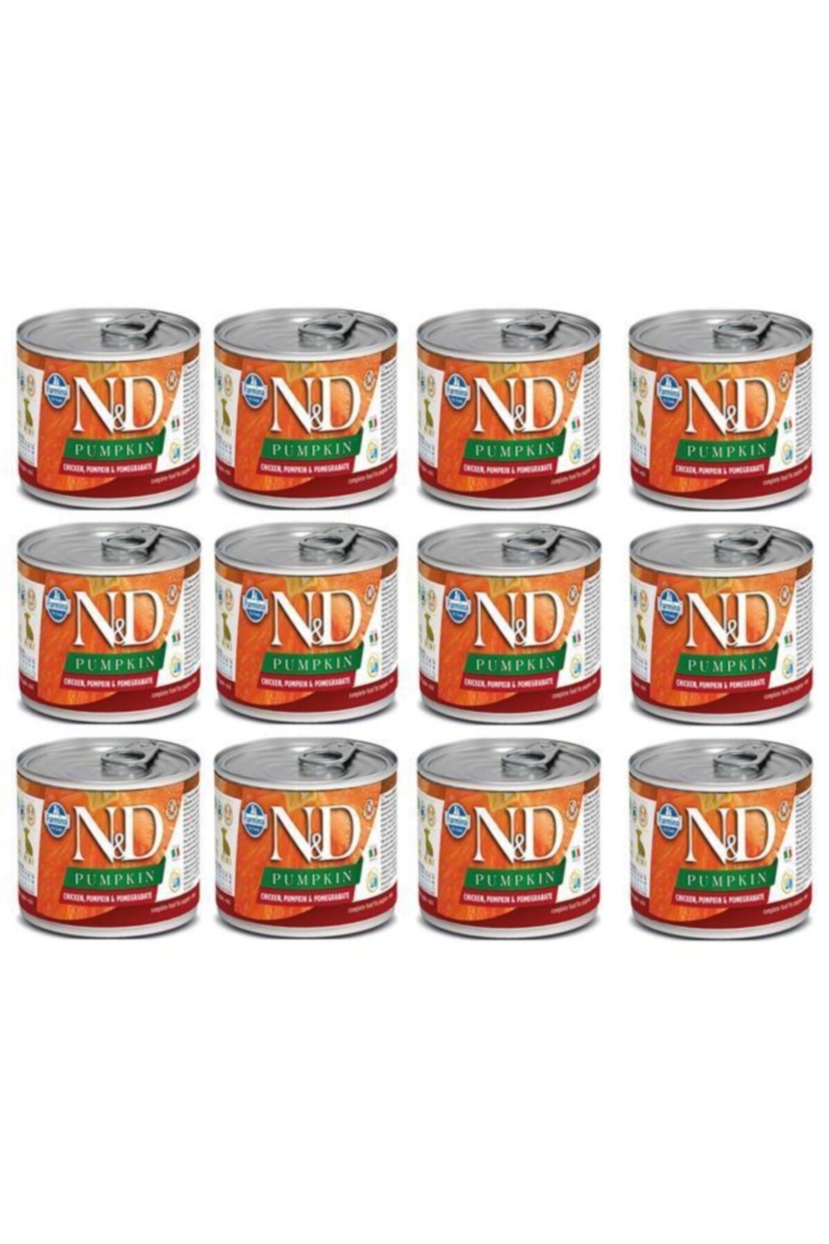 N&D Pumpkin Tavuklu Starter Puppy Mini Köpek Konservesi 140 Gr 12 Adet