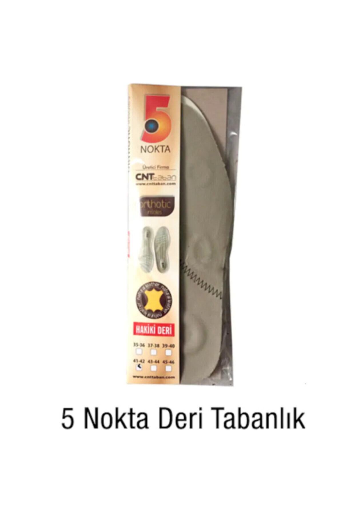 CNT %100 Deri 5 Nokta Tam Ortopedi Tabanlık