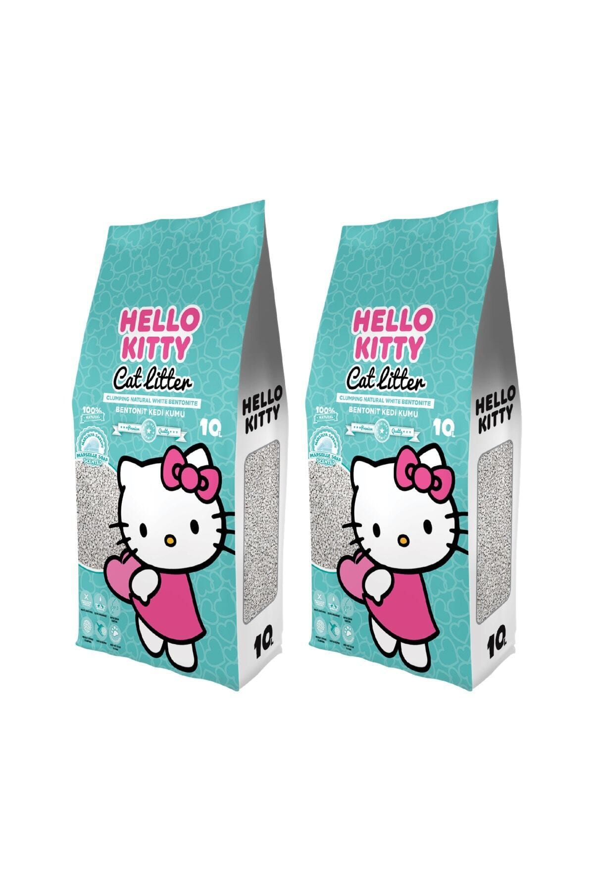 Hello Kitty Hello Kıtty 10l Marsılya Sabunu Kokulu Kedi Kumu (2*10l)