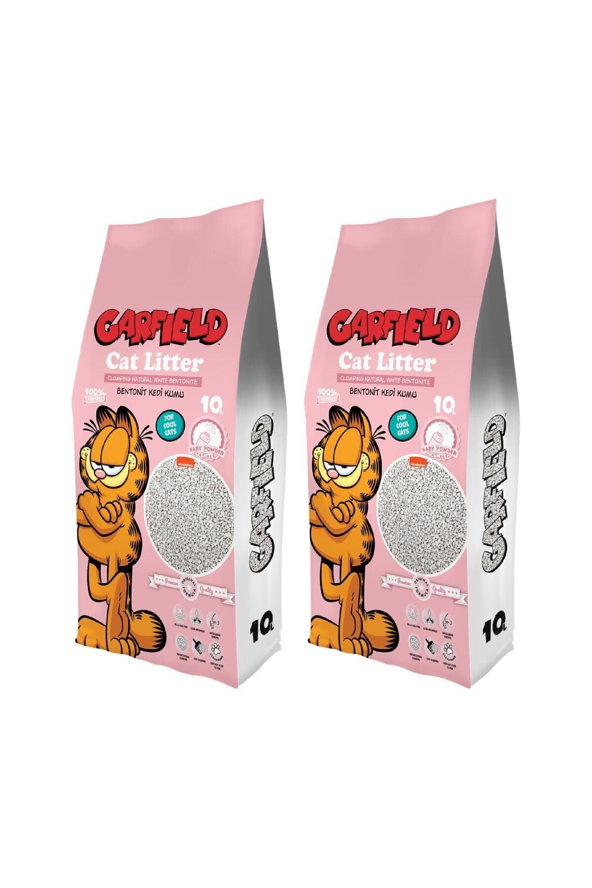 GARFIELD 10l Bebek Pudrası Kokulu Kedi Kumu (2*10l)