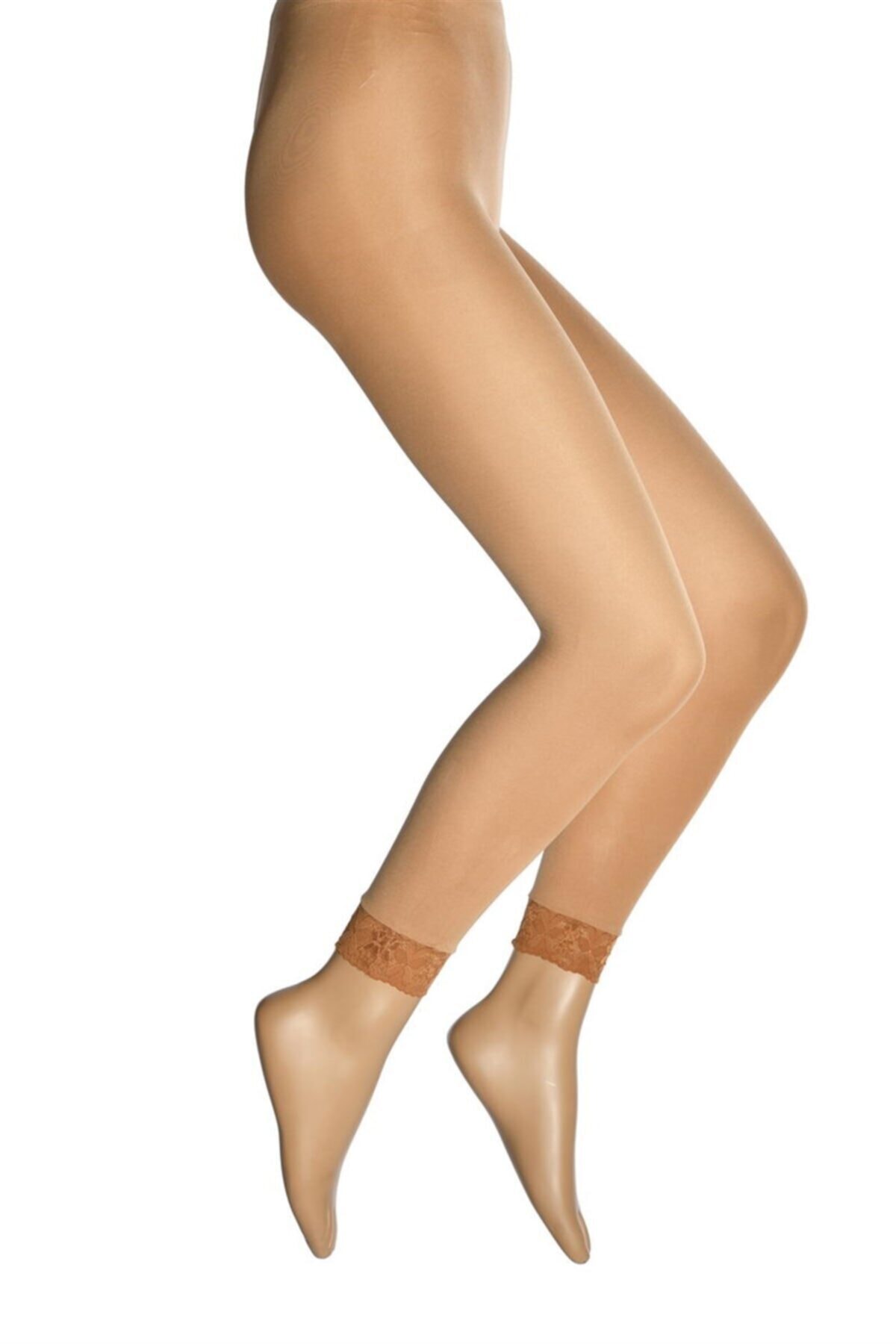 Dore Çorap Bileği Dantelli Mikro 70 Tayt Kadın Çorap Ten / 57 L