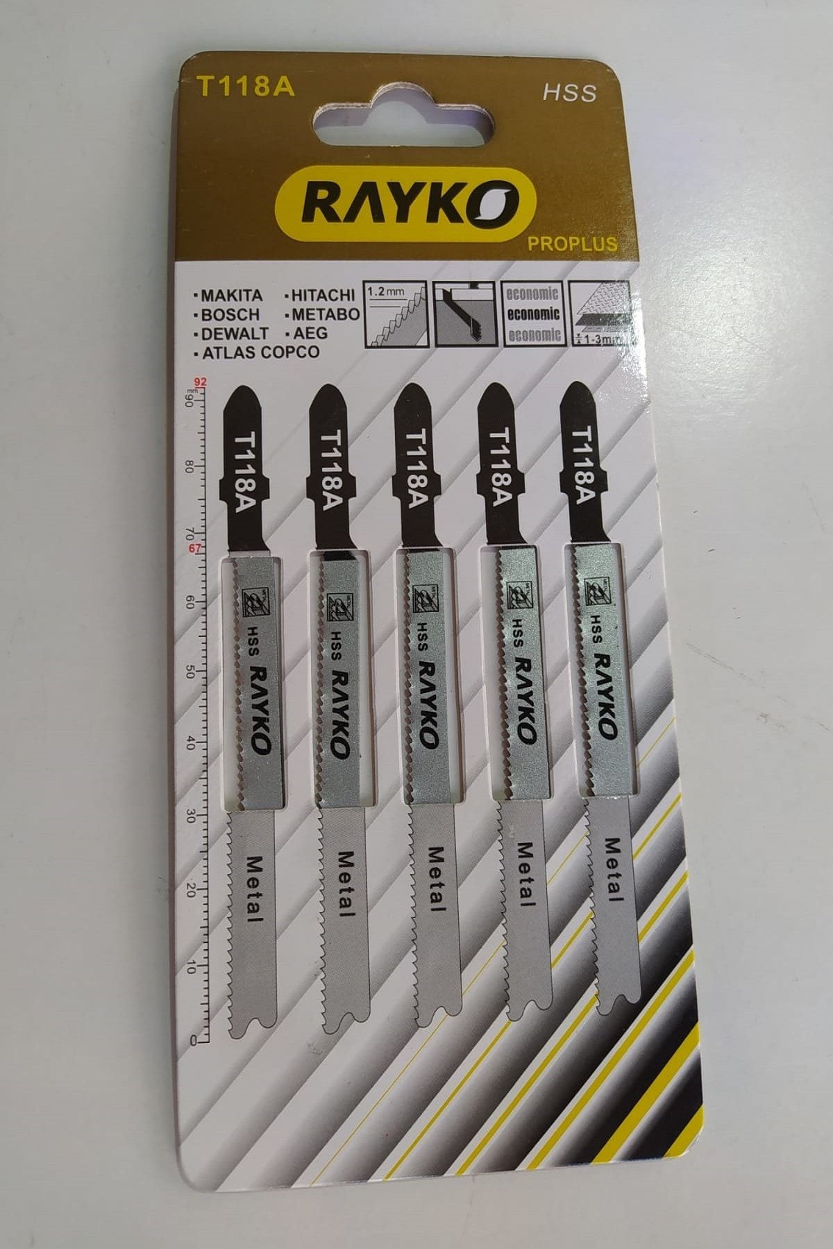 Rayko Metal Için Dekupaj Testere Bıçağı T118a