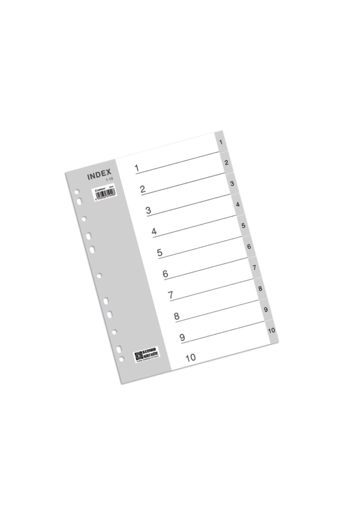 Comix Seperatör 1-5 Rakamlı Plastik A4 Ix905