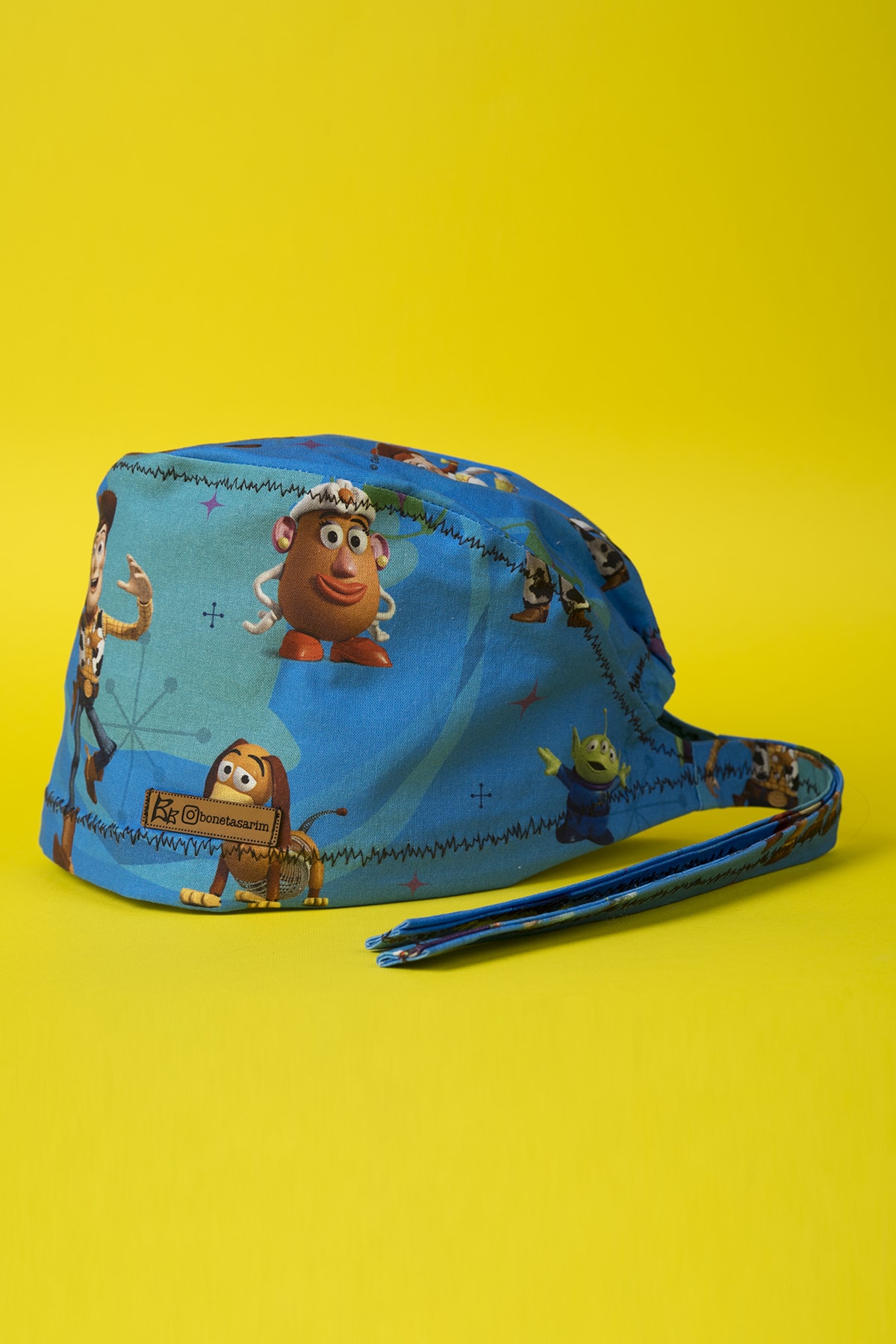 Best Bone Lisanslı Mavi Toy Story Desenli Cerrahi Bone