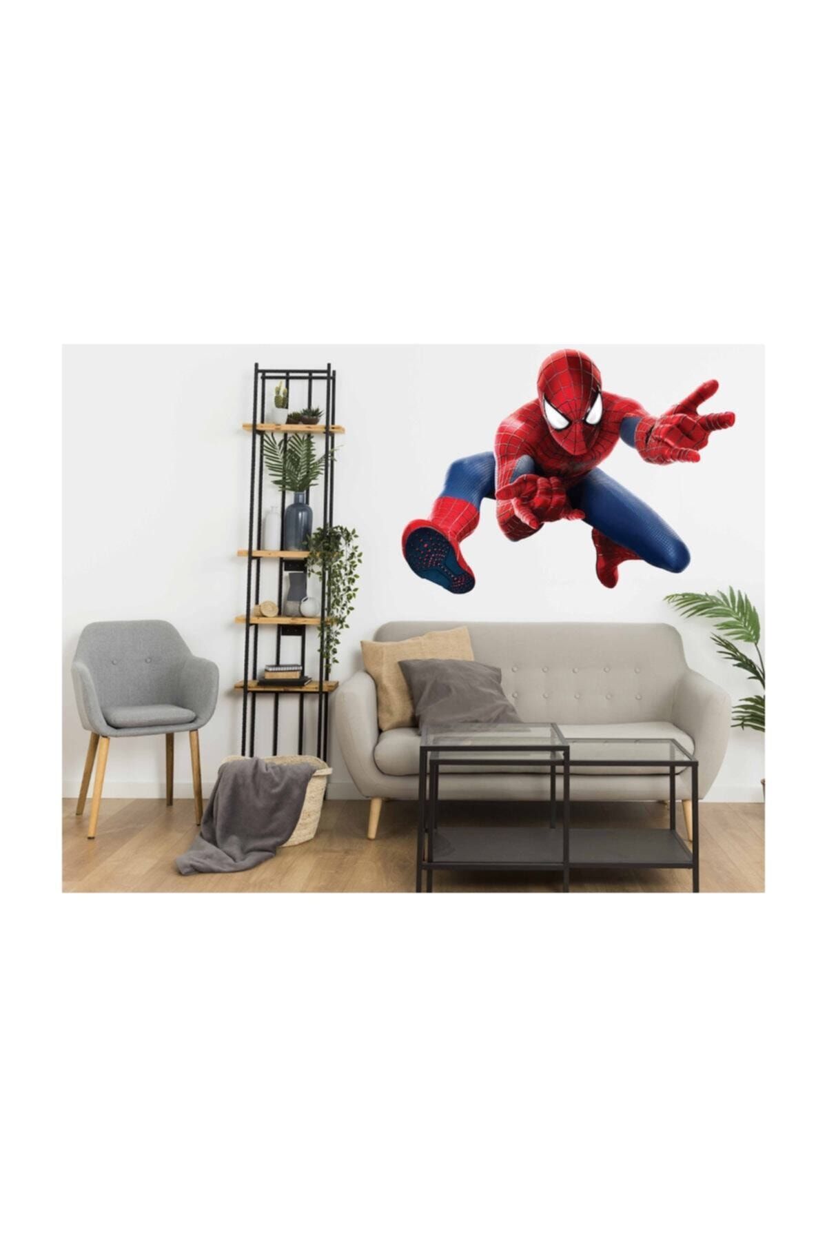 KT Decor Marvel Spiderman 3d Çizim Çocuk Odası Duvar Sticker