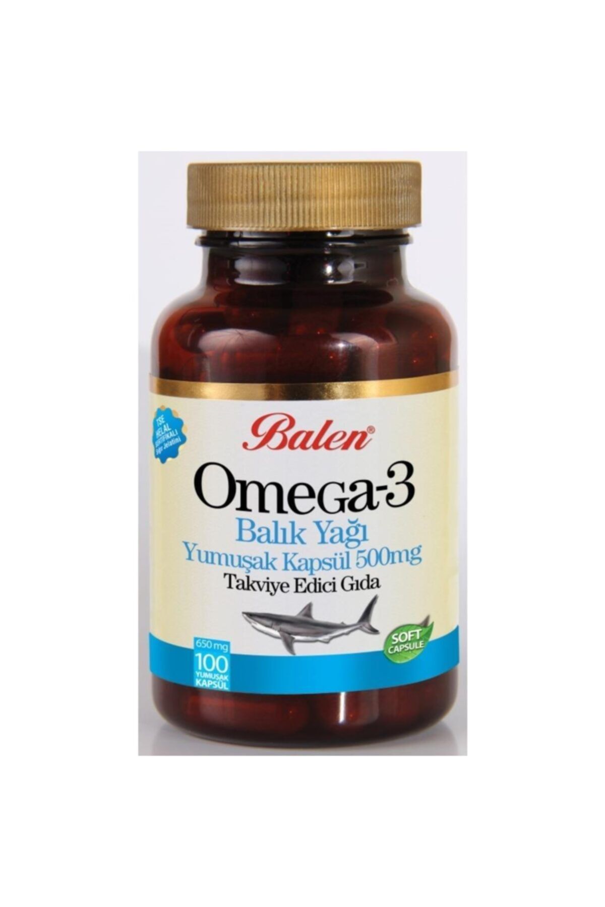 Balen Omega 3 Balık Yağı Yumuşak Kapsül 650 mgx 100 Adet