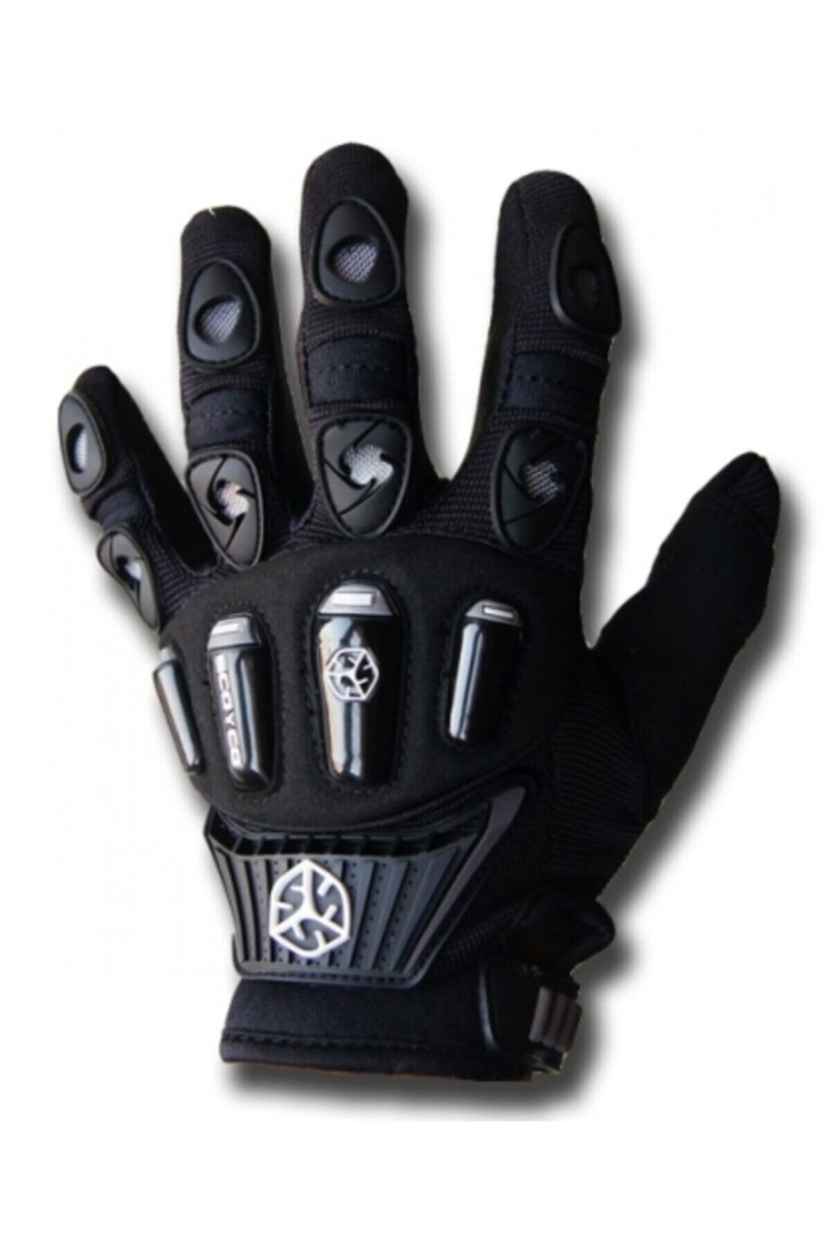 Scoyco Unisex Siyah Yazlık Korumalı Motosiklet Eldiveni  Mx14