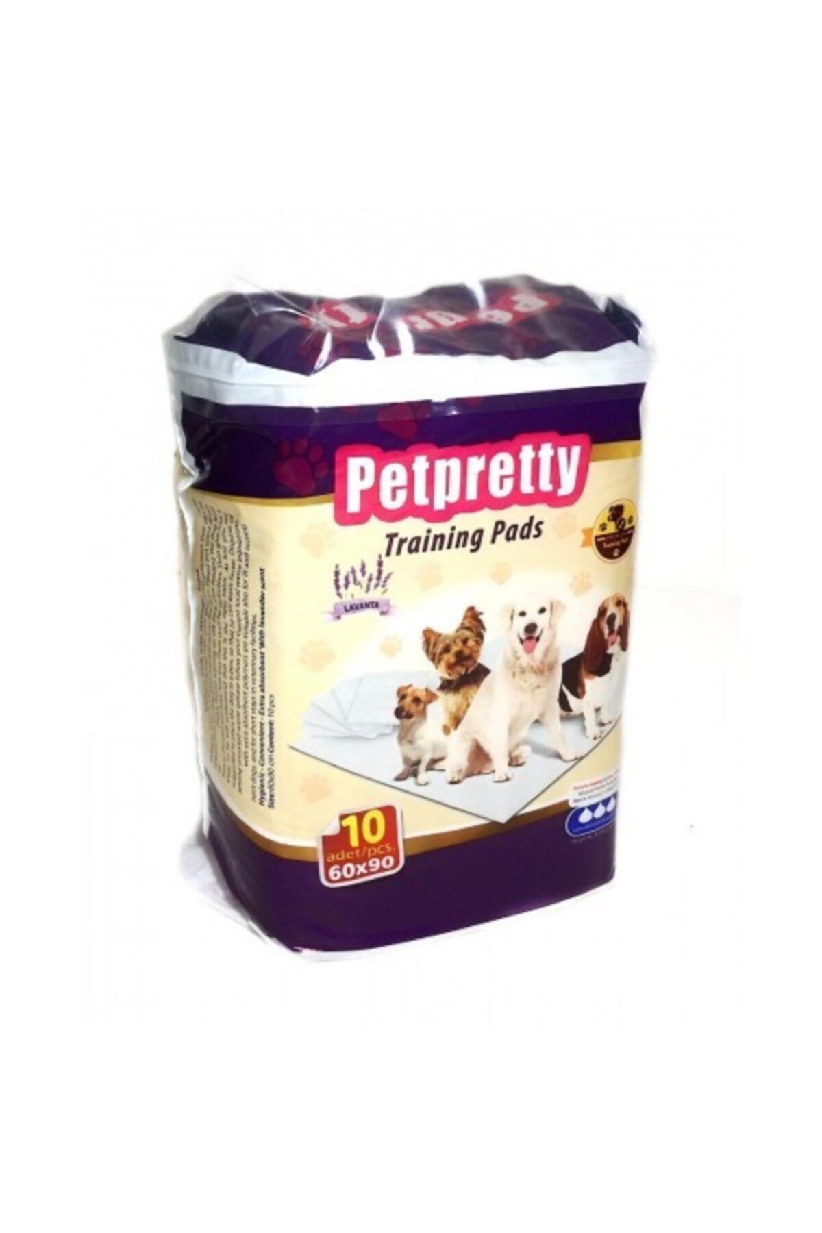 Petprety Lavanta Kokulu Yavru Köpek Çiş Eğitim Pedi 60x90 Cm Içerisinde 10 Adet Bulunmaktadır.