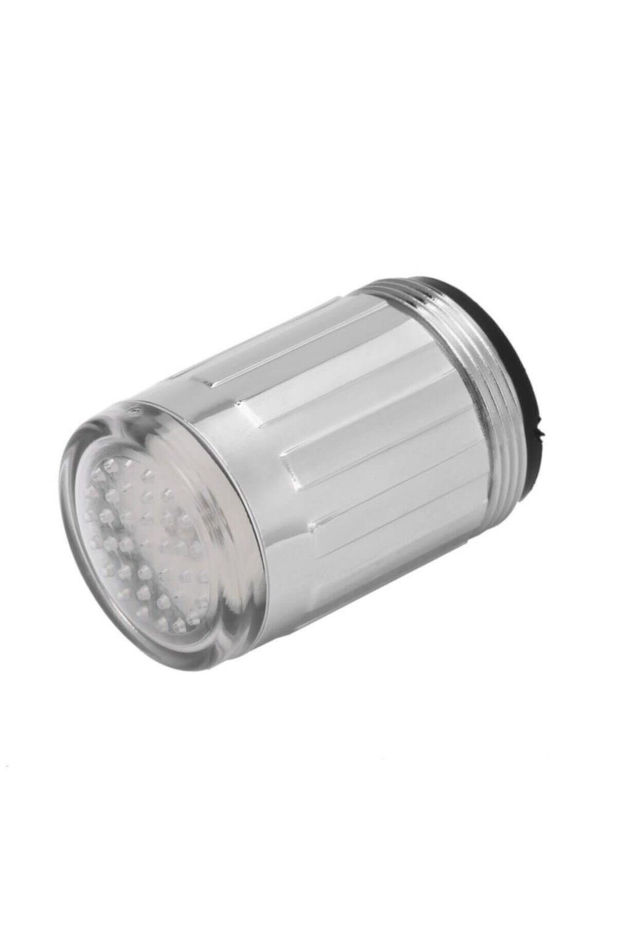jetfast Tek Renk Yanan Pilsiz Şarjsız Led Işıklı Lavabo Musluk Işığı Batarya Başlığı