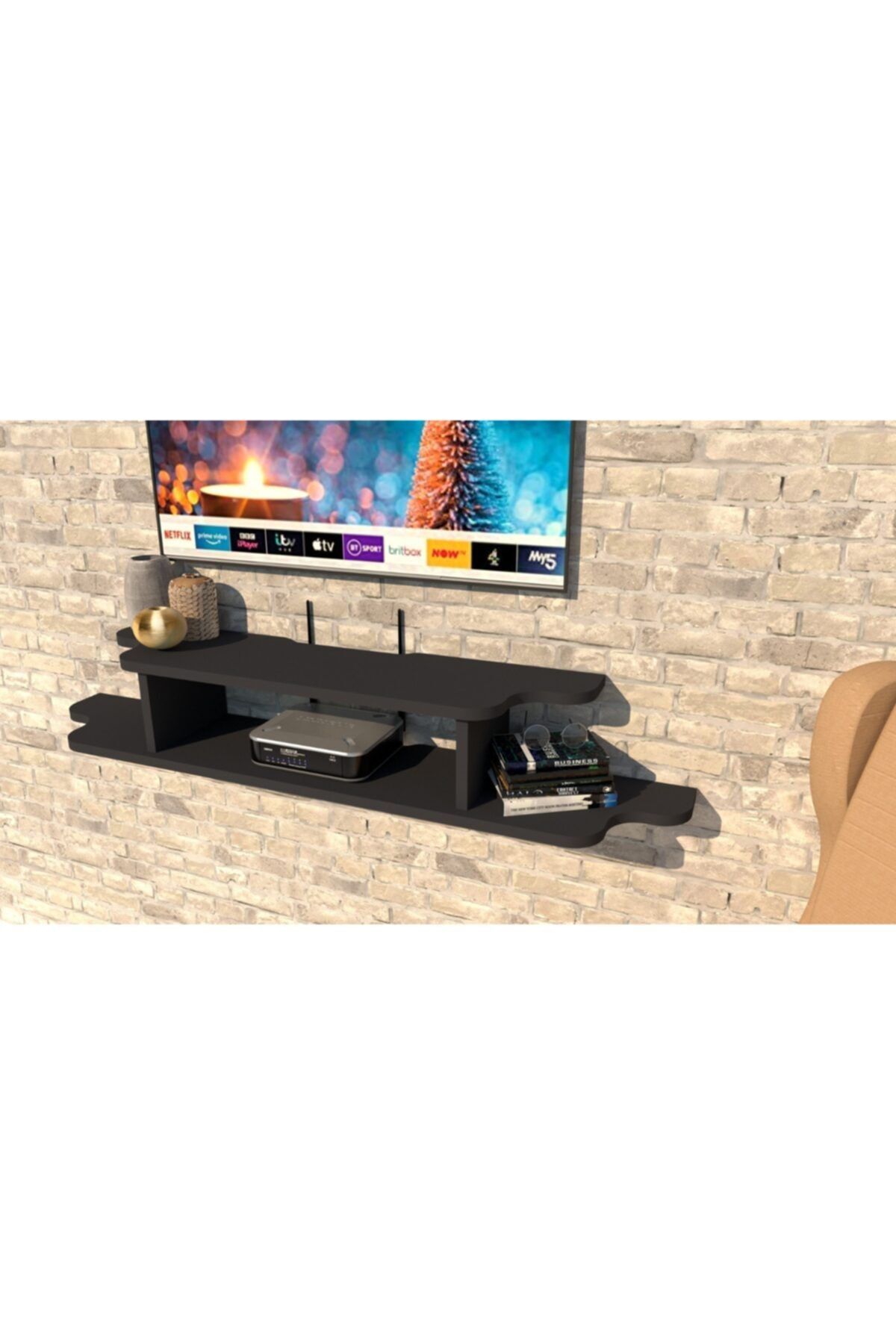 SCB Mobilya Wonder Tv Duvar Rafı