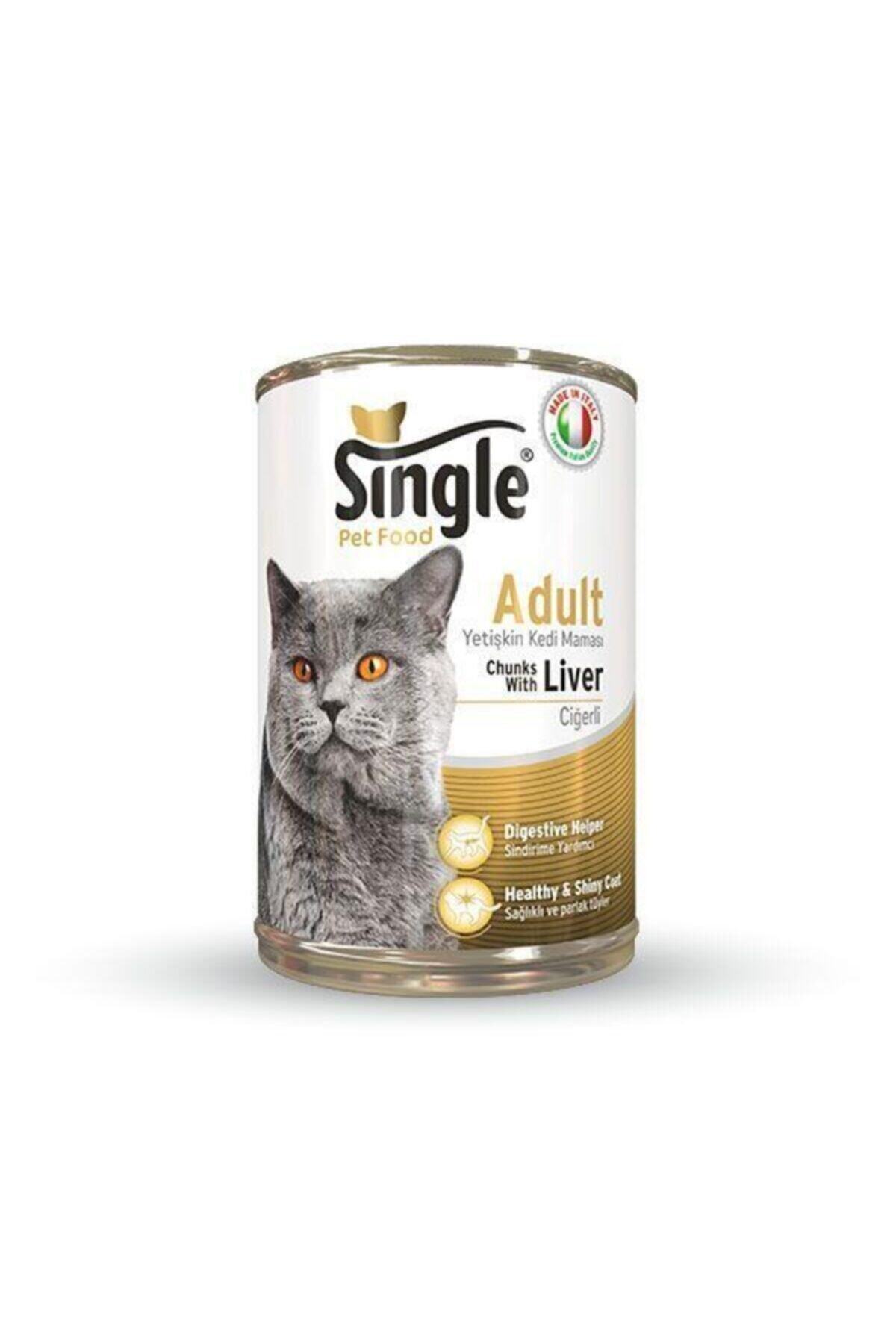 SINGLE Ciğerli Kedi Konservesi 415 gr