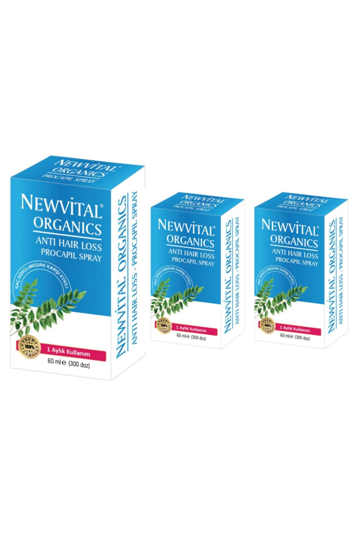 Rcfarma Newvital Anti Hairloss Procapil Spray 60ml X 3 Adet