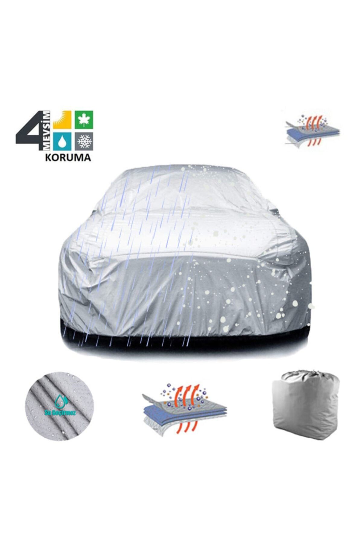 Car Shell Pratik Yarım Araba Brandası 8014546