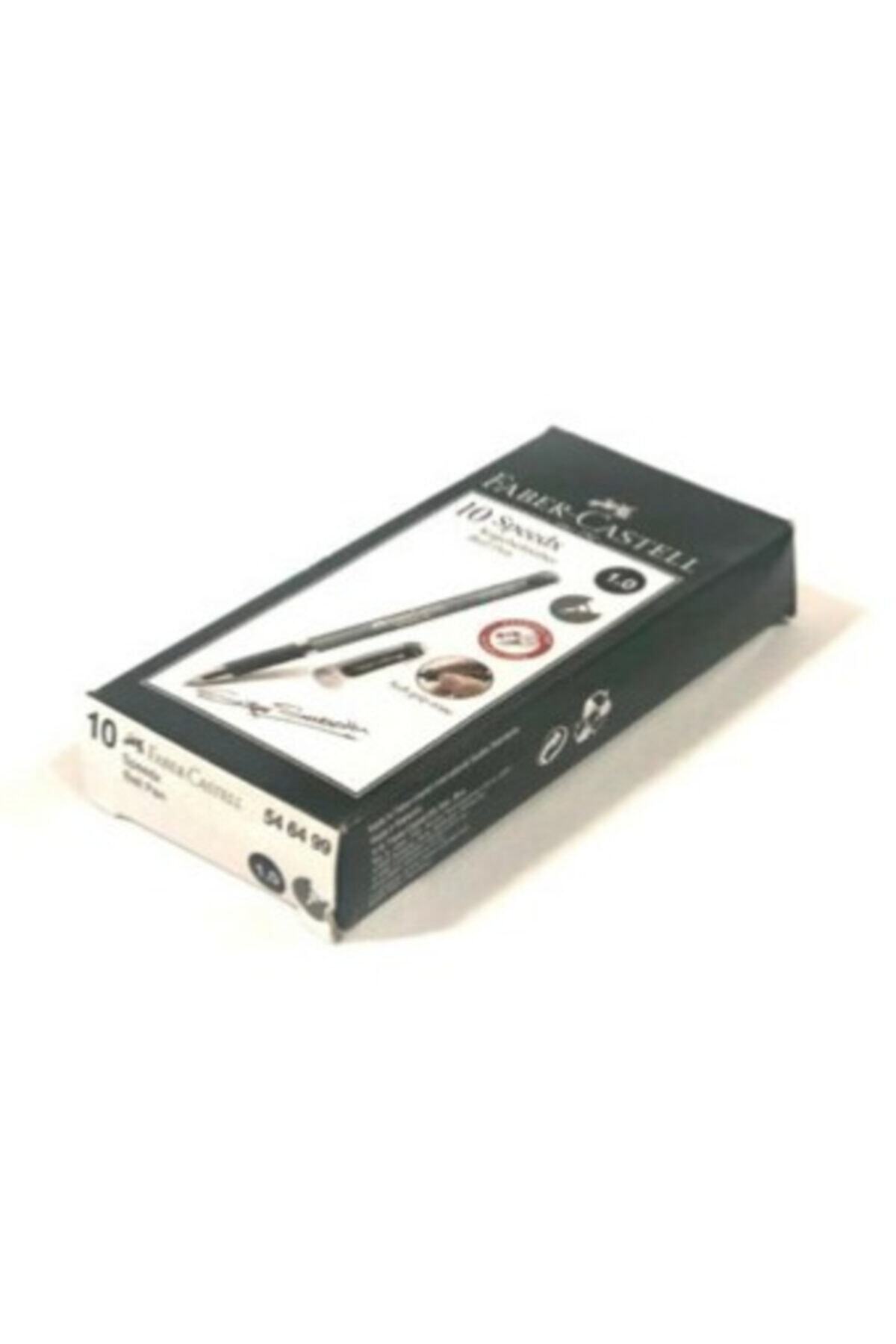 Faber Castell Speedx Tükenmez Kalem Siyah 1.0mm 10 Adet ( 1 Paket 10 Adet )