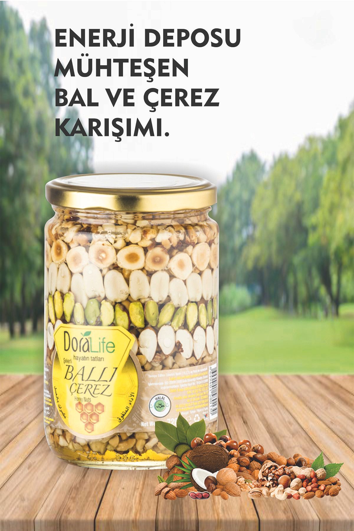 DoraLife Ballı Çerez Karışımı 720 Gr.