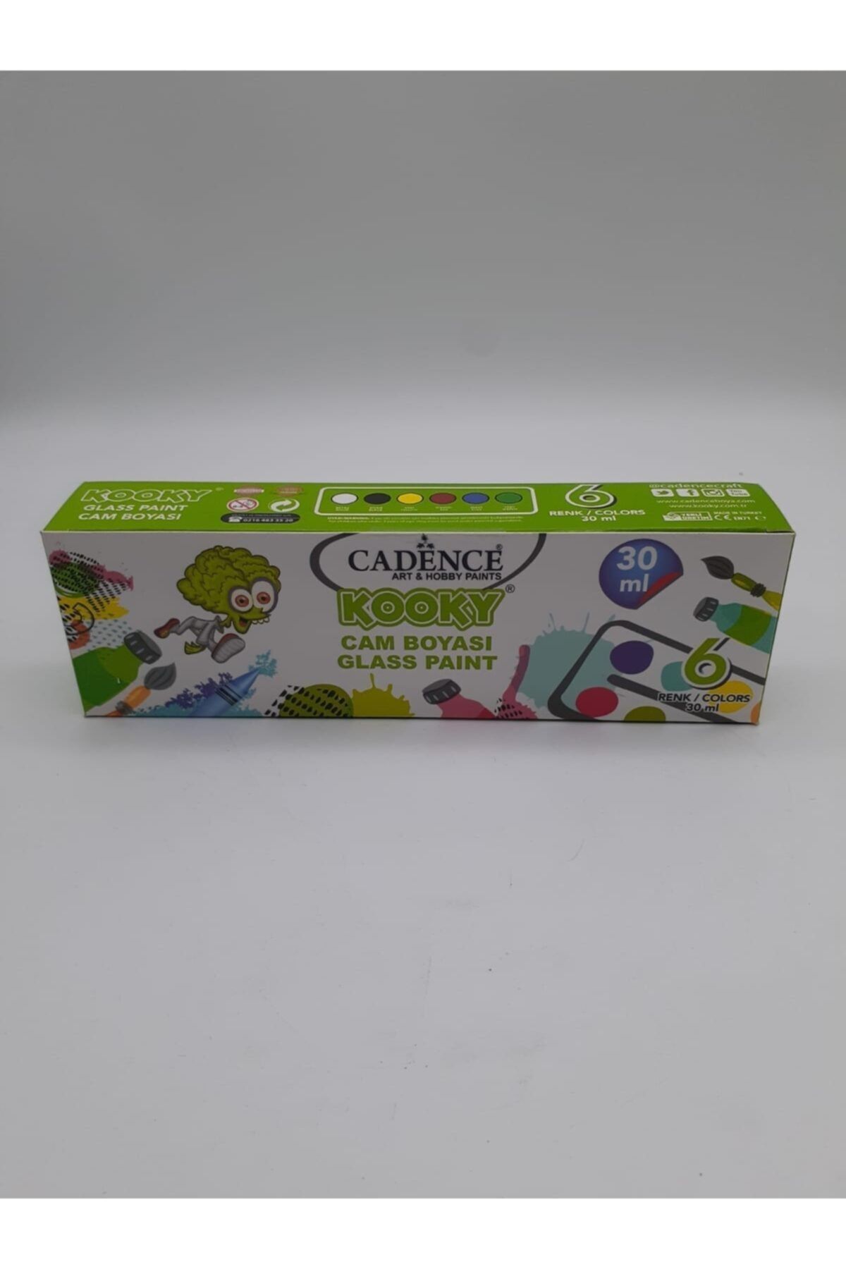 Cadence Kooky Cam Boyası Set 30ml 6renk