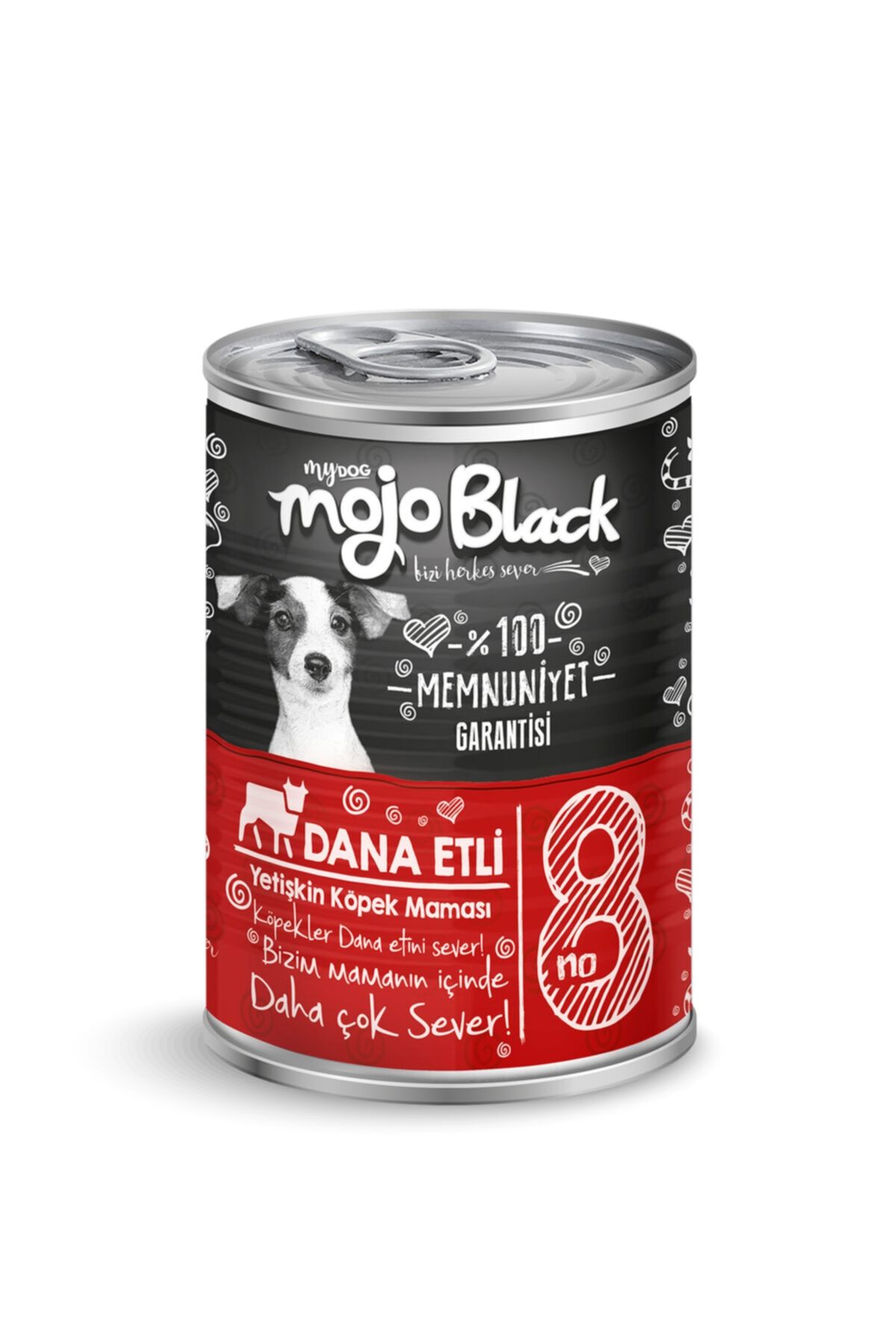 mydog Mojo Black Dana Etli Köpek Konservesi 400gr 12'li