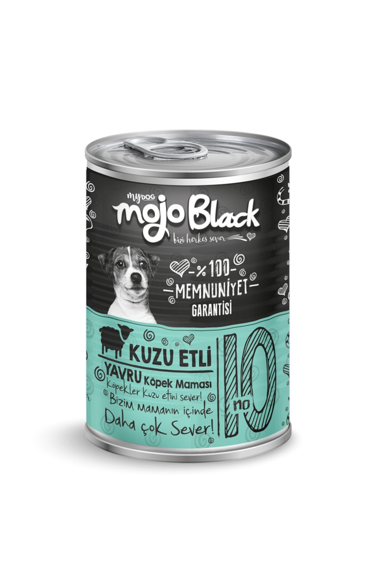 mydog Mojo Black Kuzu Etli Yavru Köpek Konservesi 400gr 12'li