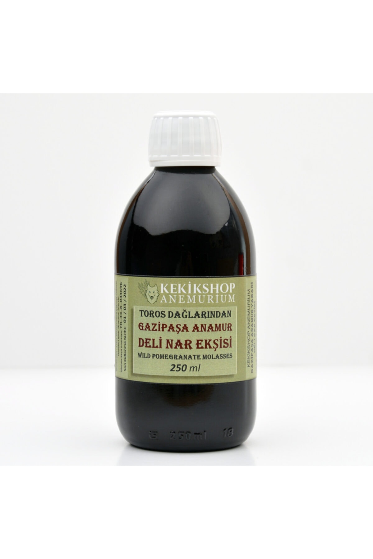 Kekikshop Anemurium Deli Nar Ekşisi 250ml - Katkısız, Şeker Ve Tuz Ilavesiz 100% Saf