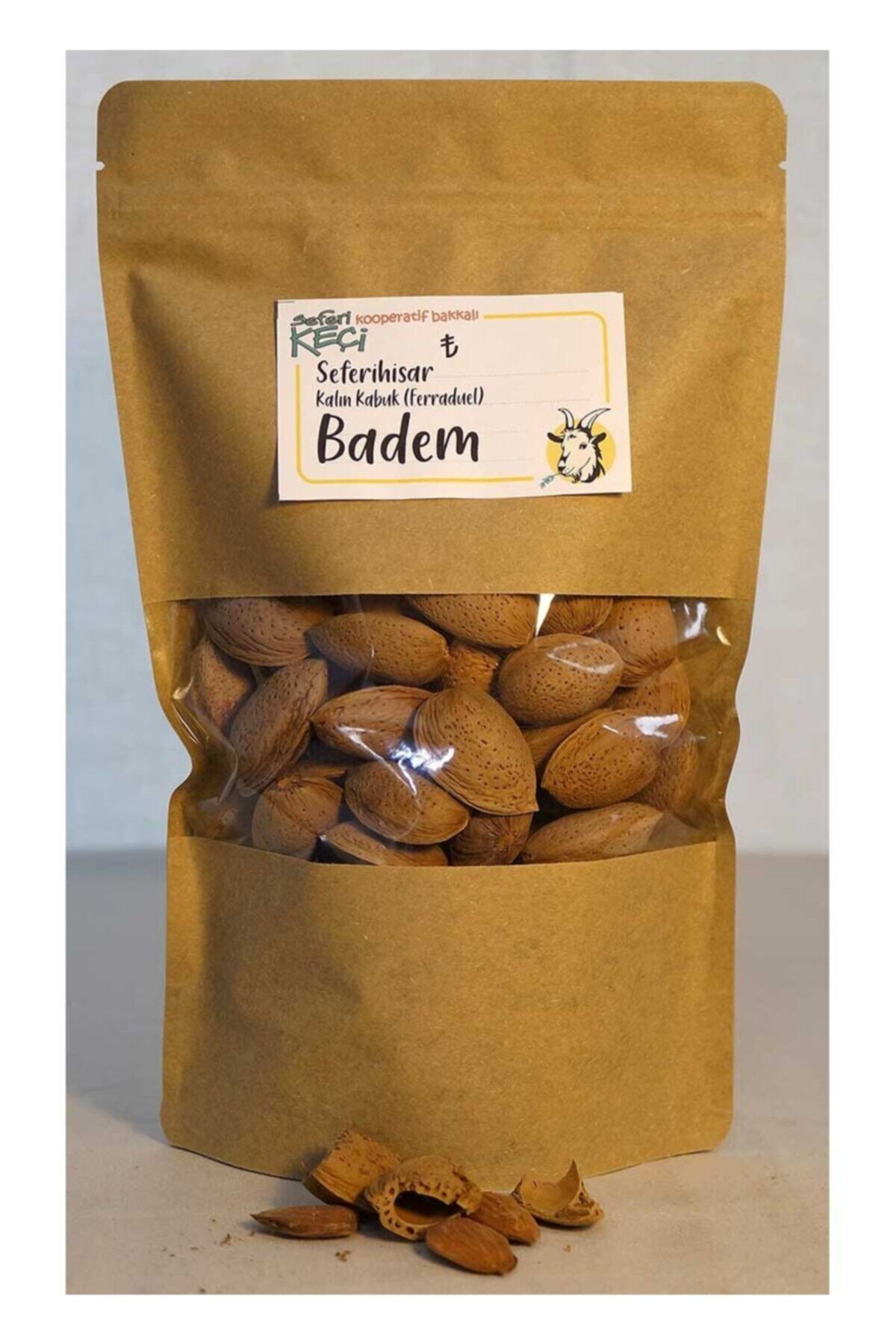 BadEmin Seferihisar Badem Kalın Kabuk Ferraduel 500 Gr