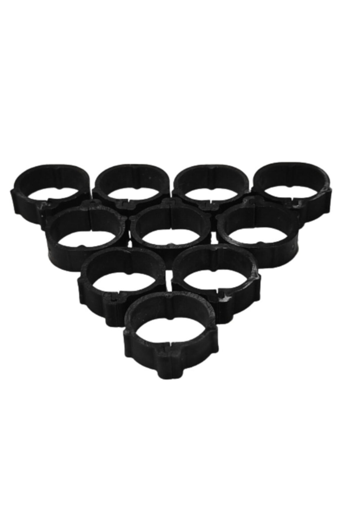 mutlu tavukçuluk Tavuk Bileziği 18 Mm 10 Lu Pk. Siyah