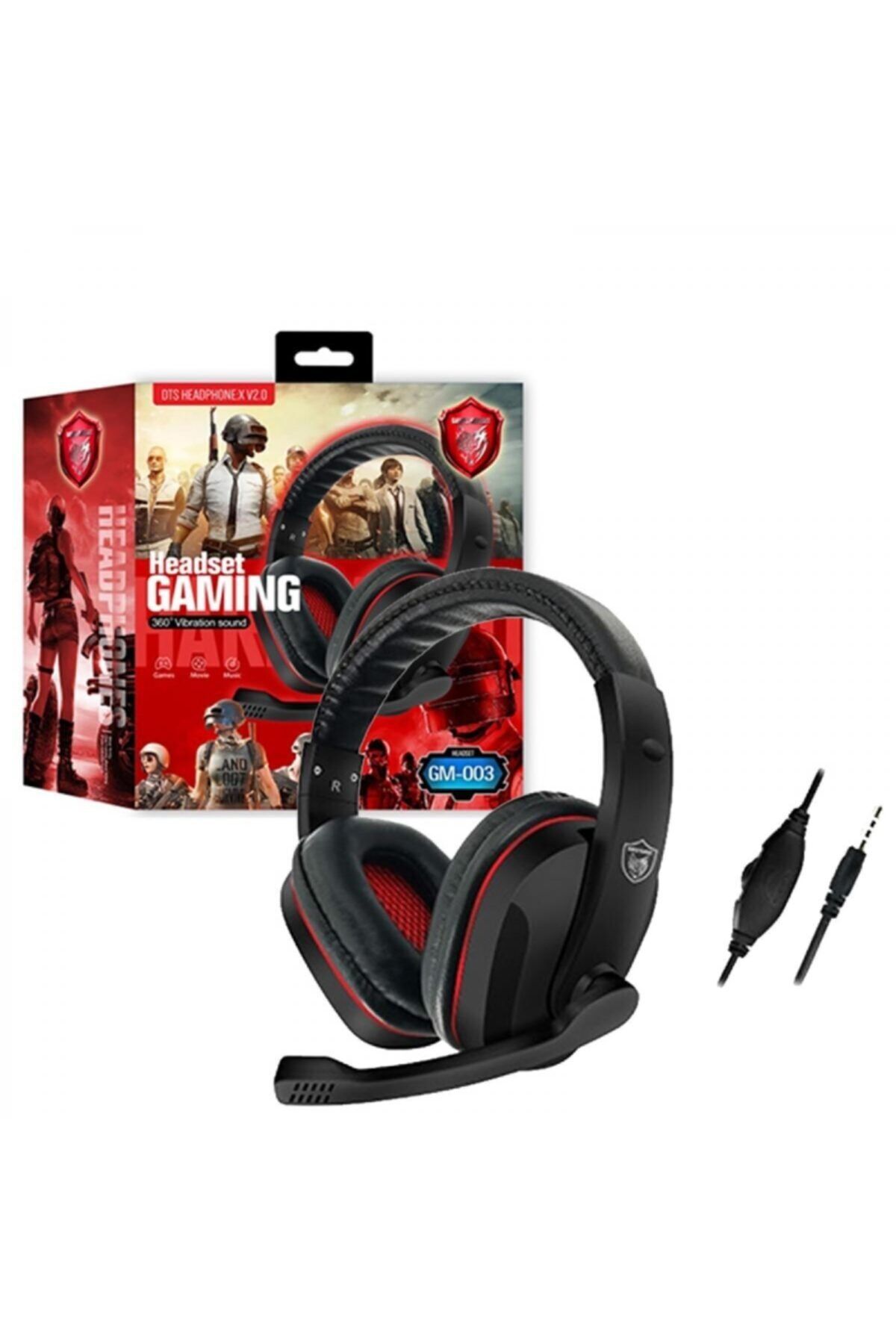 GLRTech Pubg Ps4 Samsung Apple Telefonları Için Kulaklık Tek Jack Rgb Kulaklık