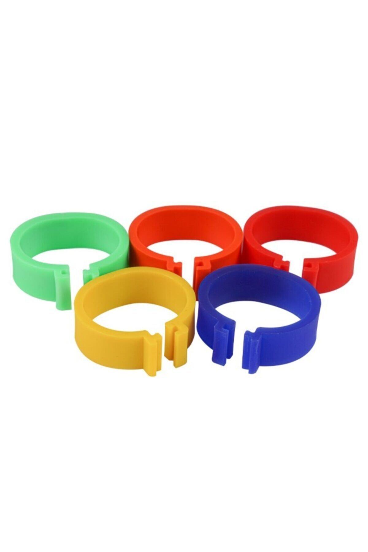 mutlu tavukçuluk Tavuk Bileziği 24 Mm 30 Lu Pk. Karışık Renk