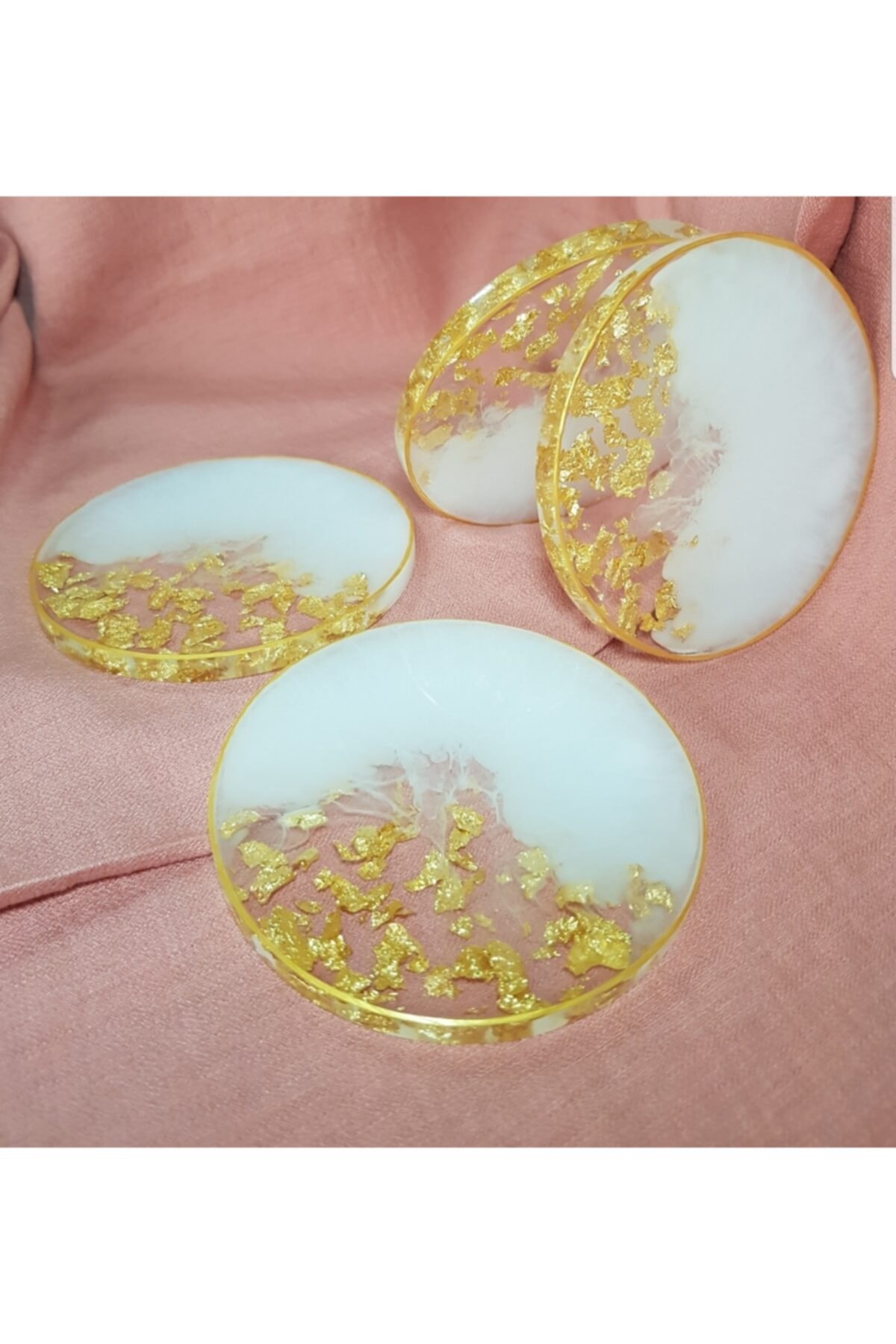 Lemur Sineklik Sultan Epoksi Tekli Lüks Bardak Altlığı