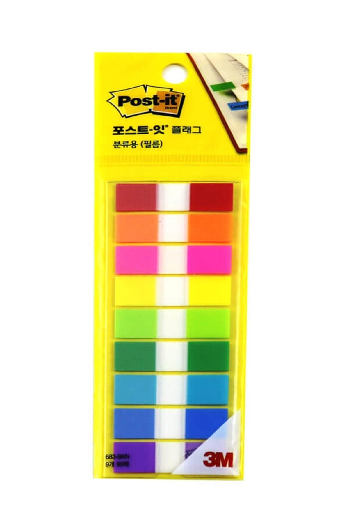 Postit 3m 9 Renkli Sayfa Işaret Bandı (683-9kn)