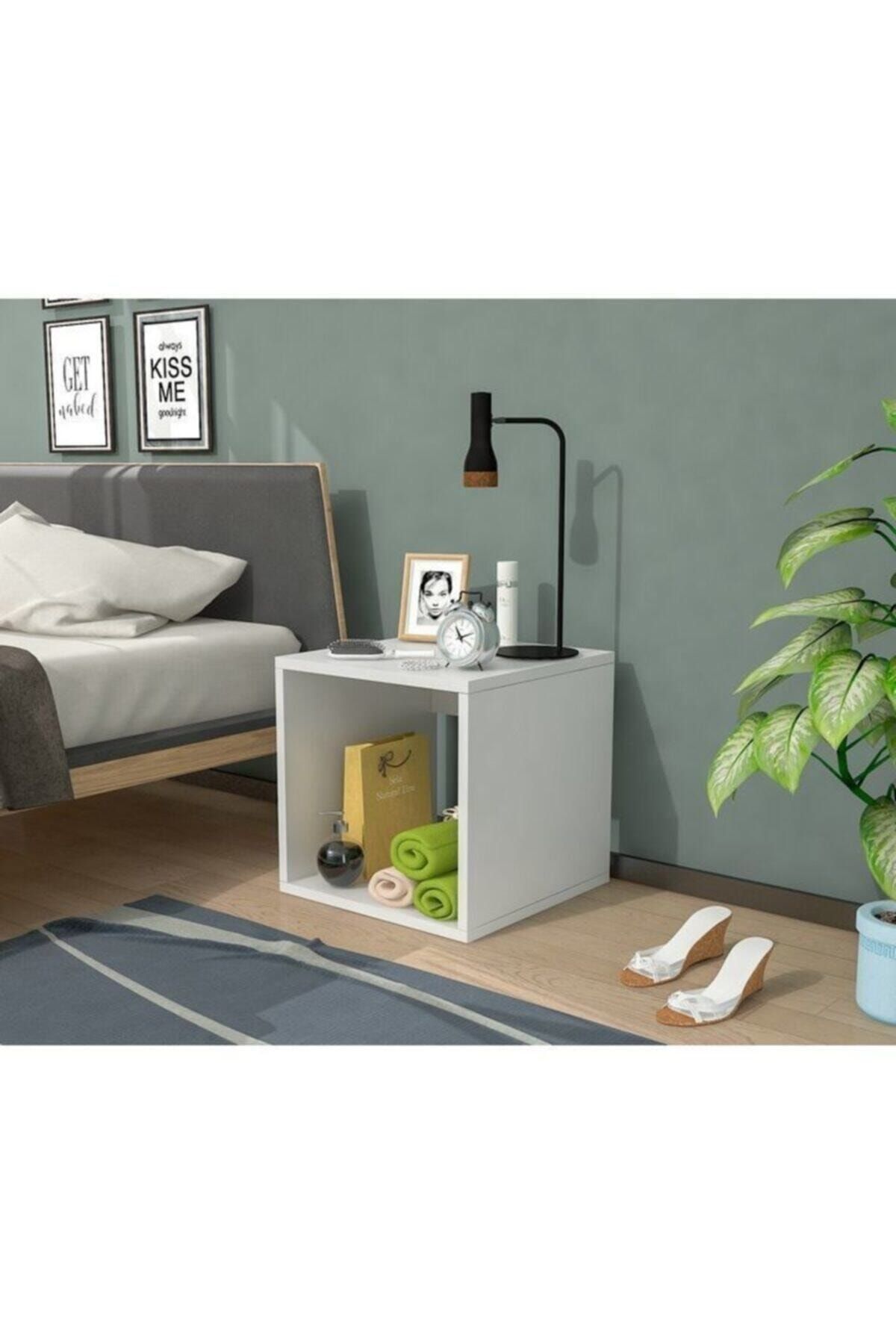 KCA MOBİLYA Box Komodin Beyaz