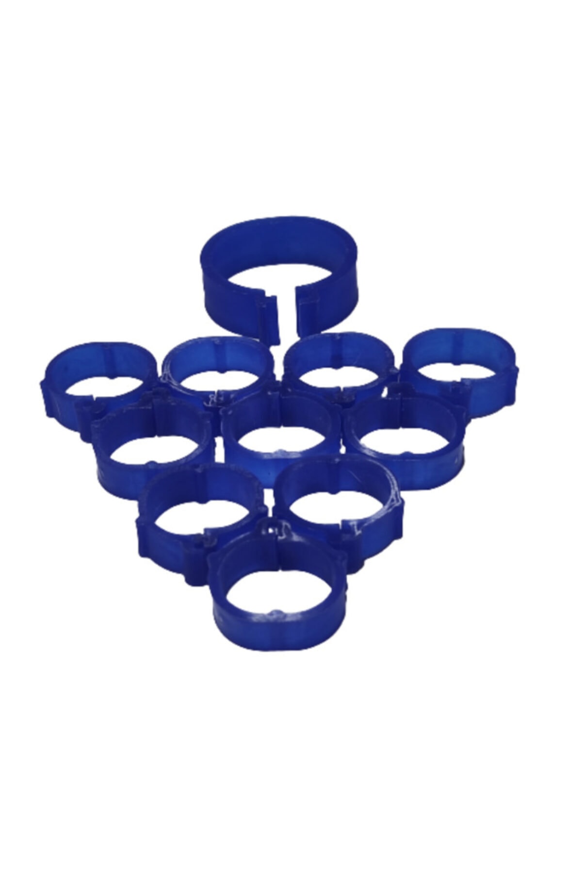 mutlu tavukçuluk Tavuk Bileziği 22 Mm 10 Lu Pk. Mavi