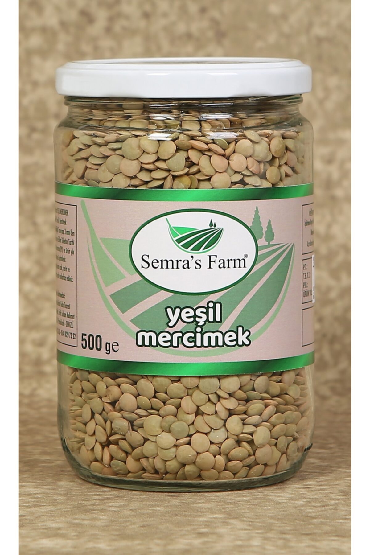 Semra's Farm Yeşil Mercimek 500 Gr